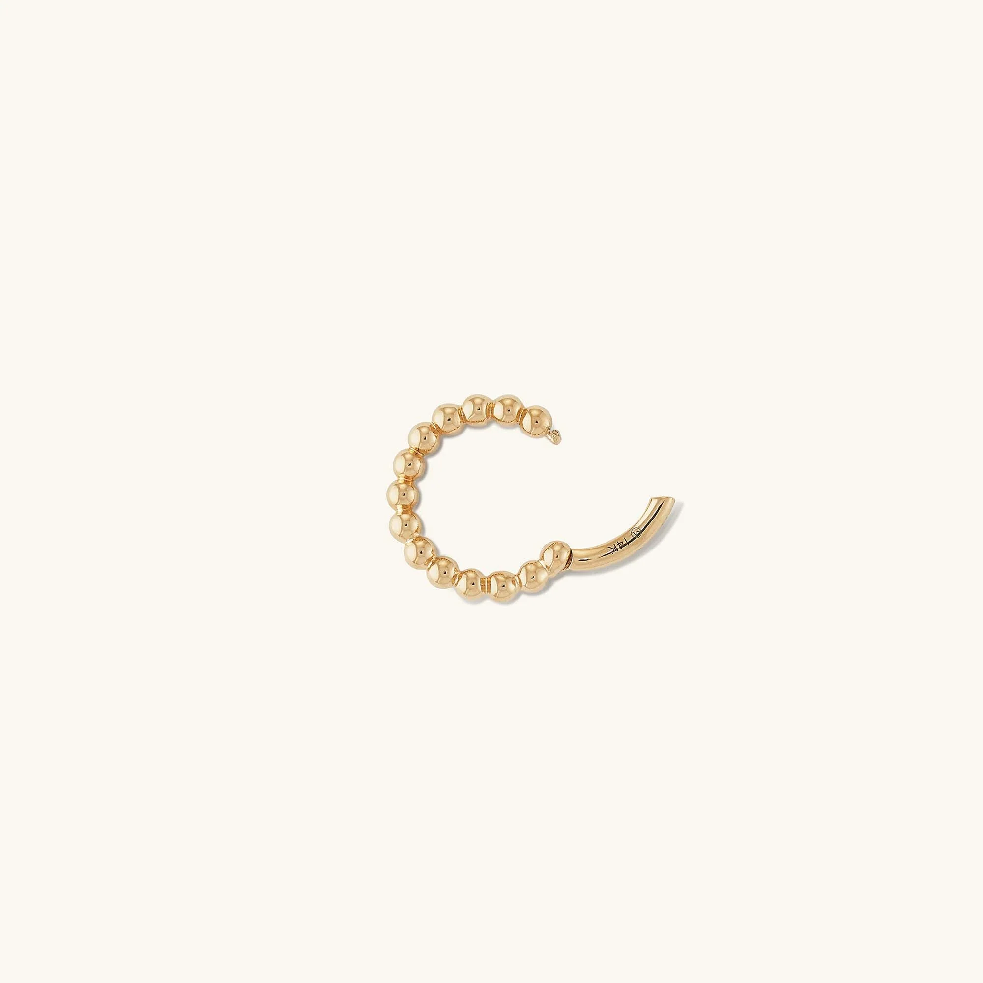 Cartilage Beaded Mini Hoop - Image 8
