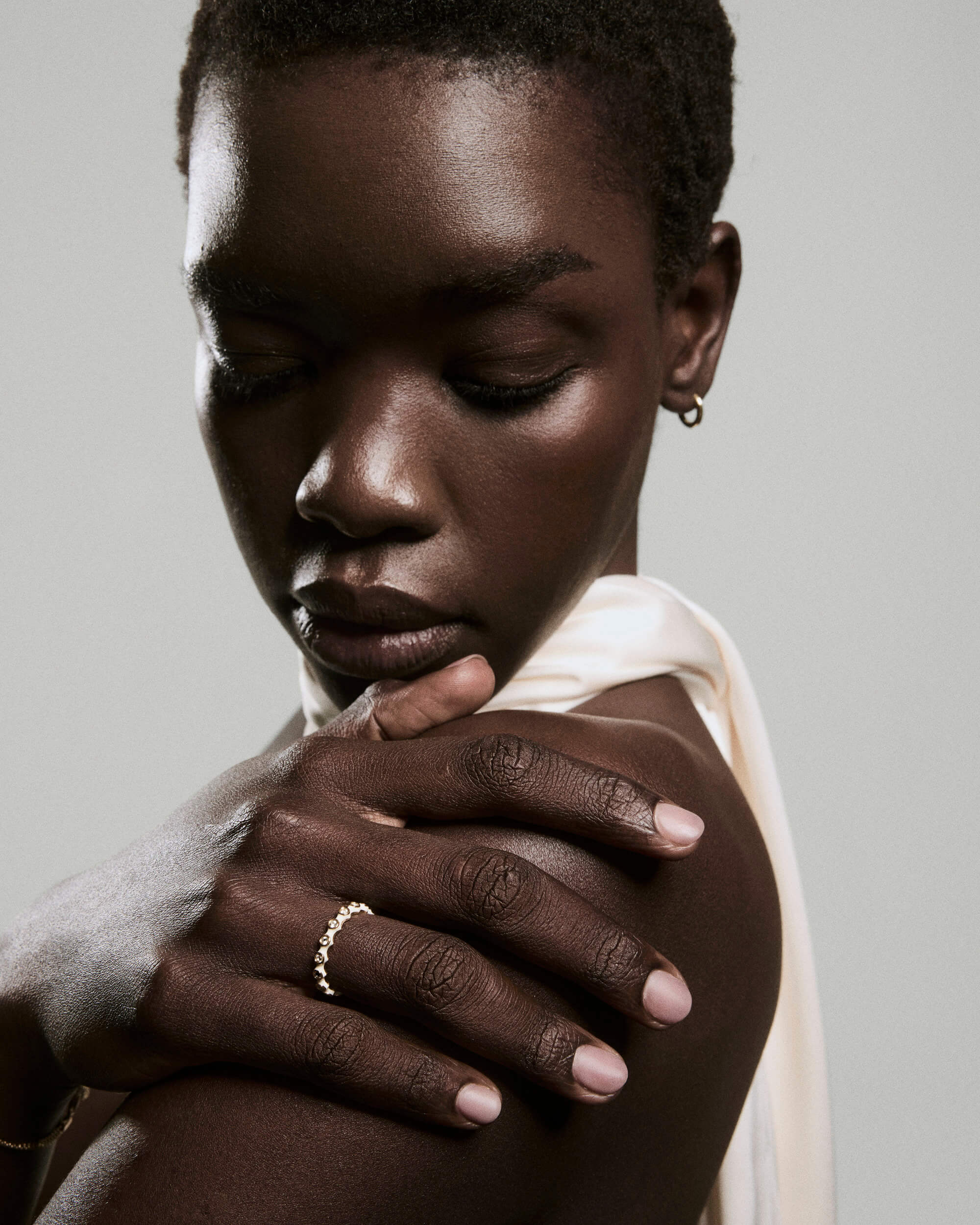 Enamel Charlotte Stacker Ring - Image 4