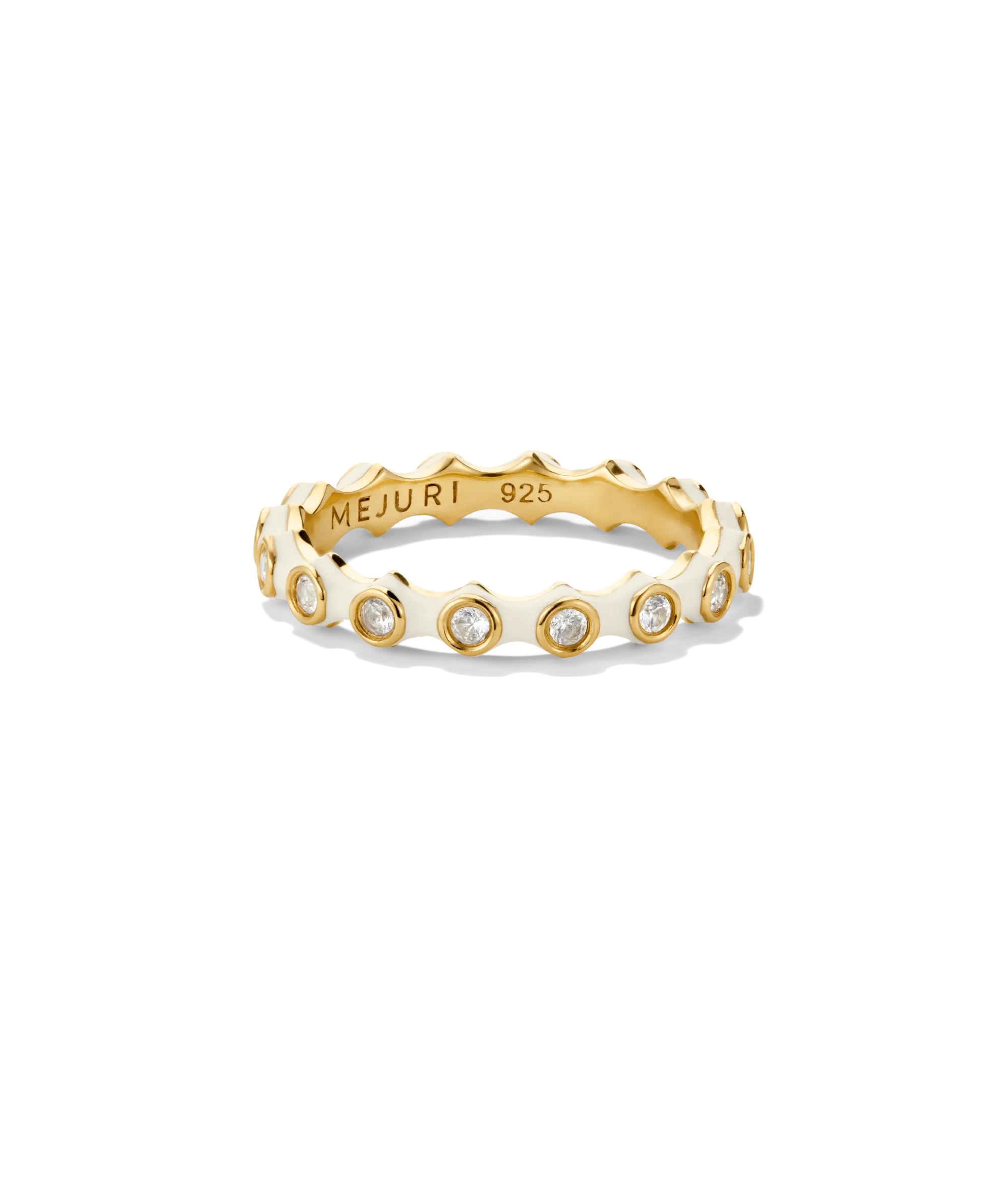 Enamel Charlotte Stacker Ring - Image 5
