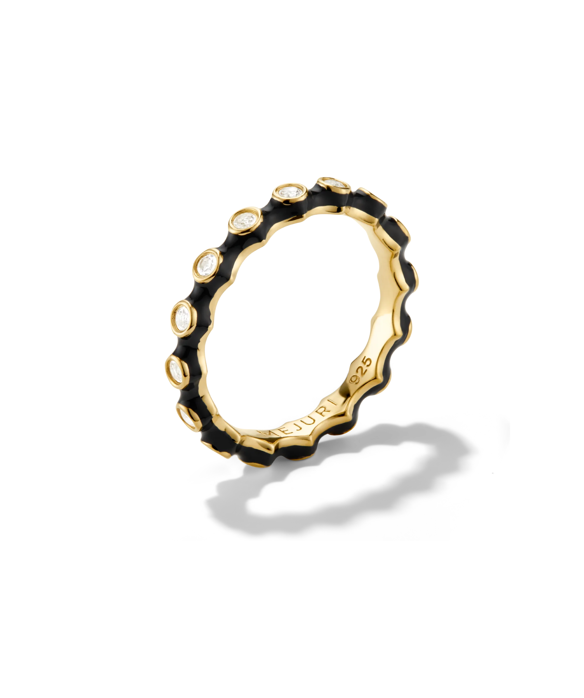 Enamel Charlotte Stacker Ring - Image 9