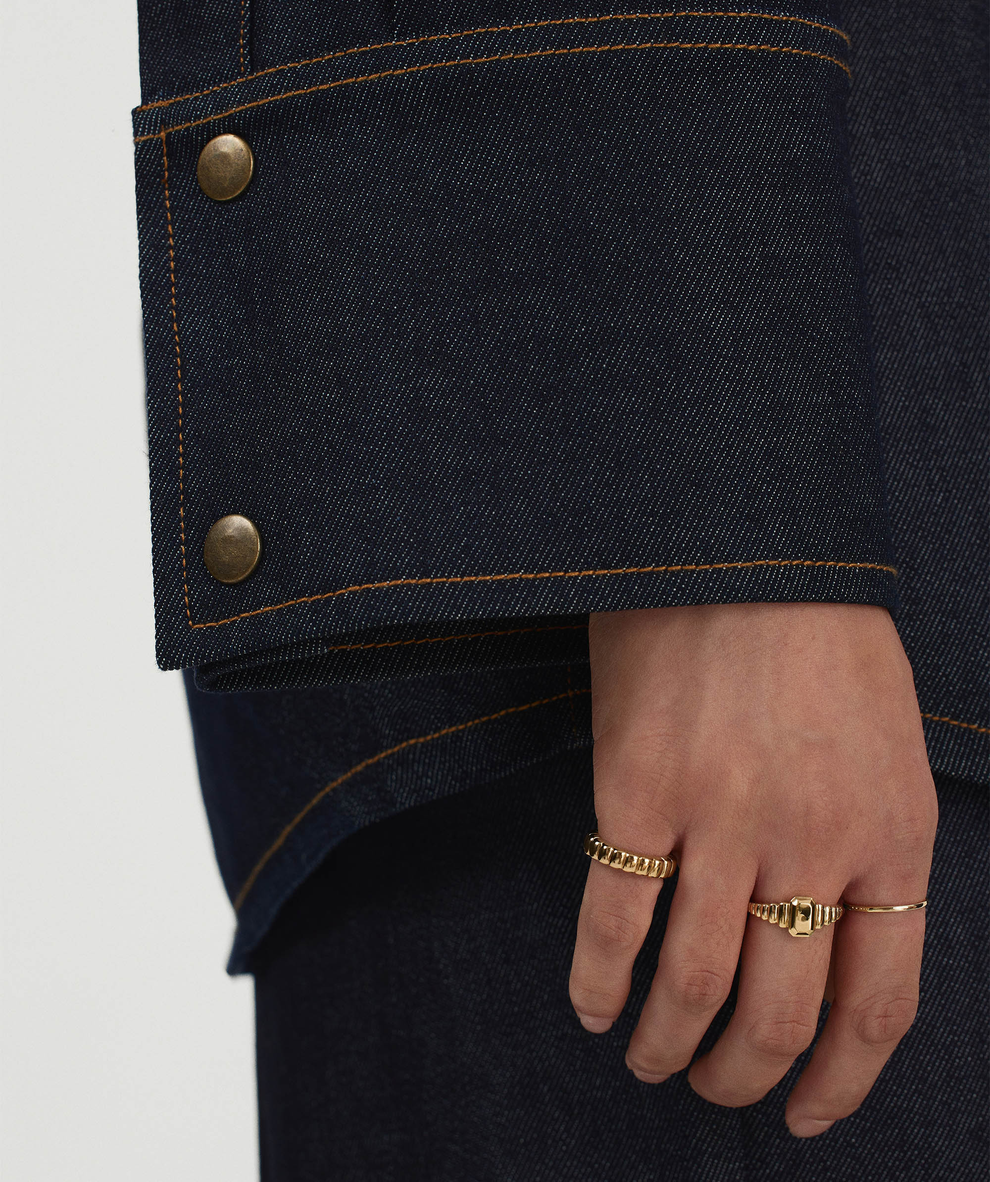 Charlotte Step Cut Signet Ring - Image 5