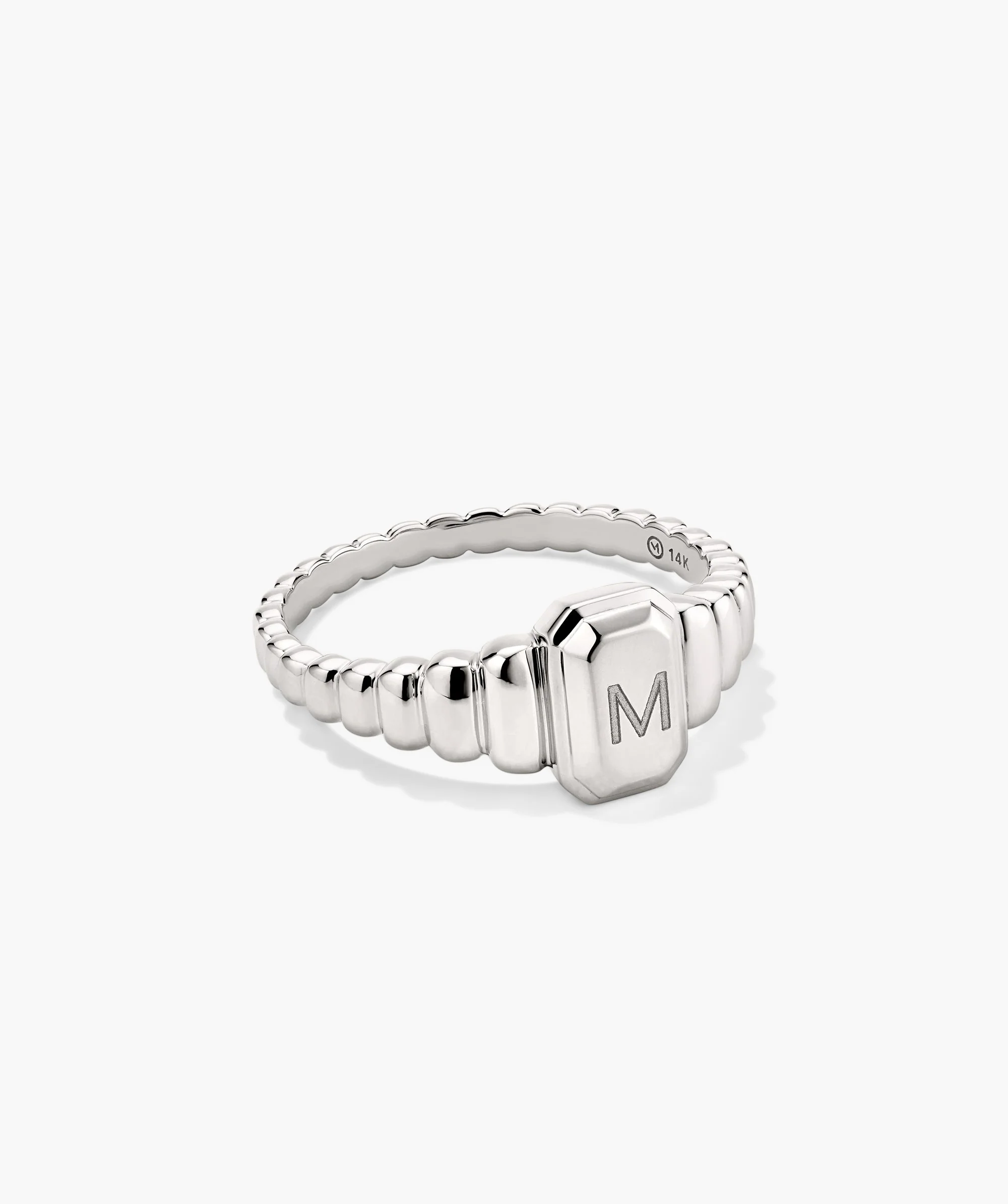 Charlotte Step Cut Signet Ring - Image 6