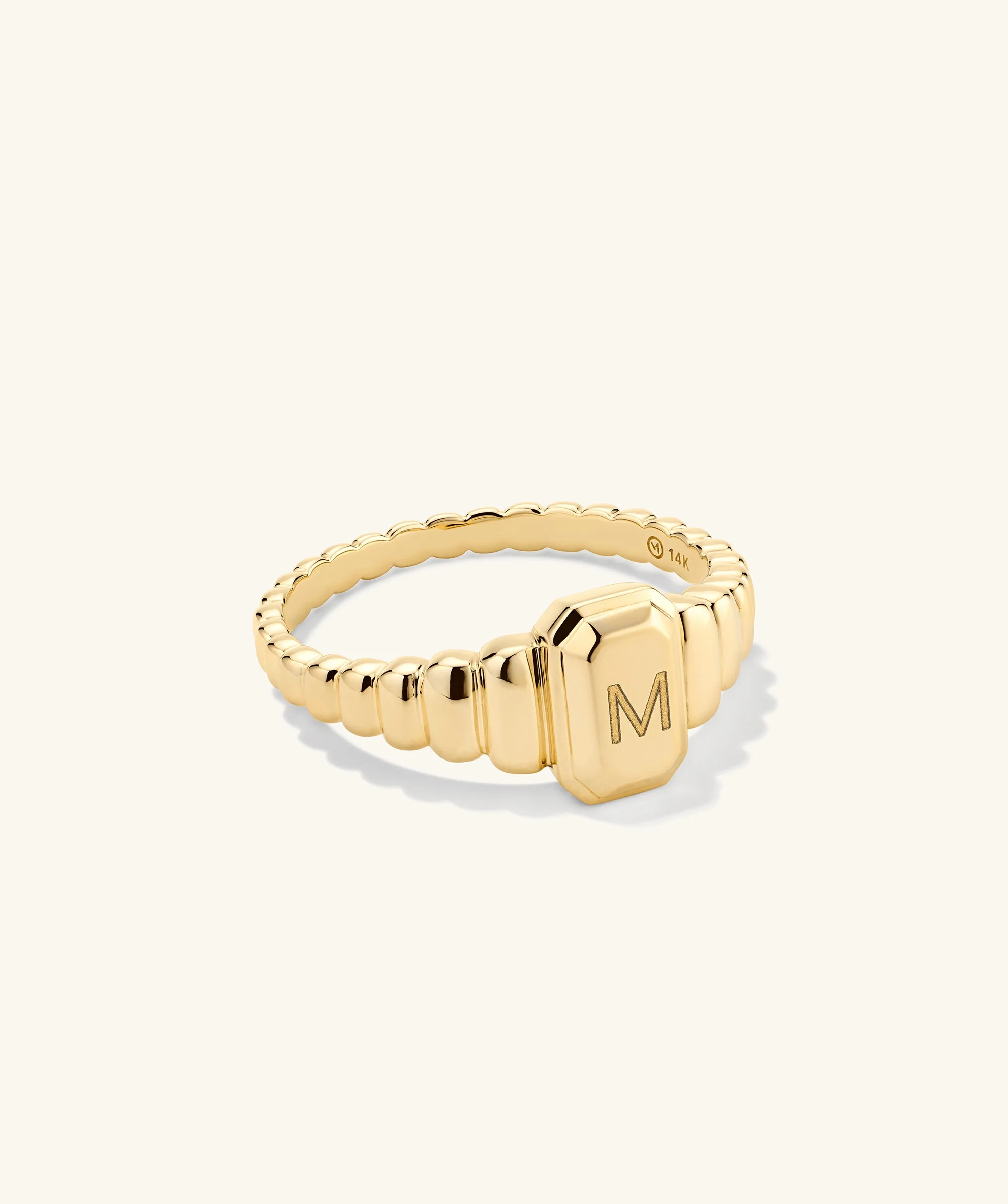 Charlotte Step Cut Signet Ring - Image 7