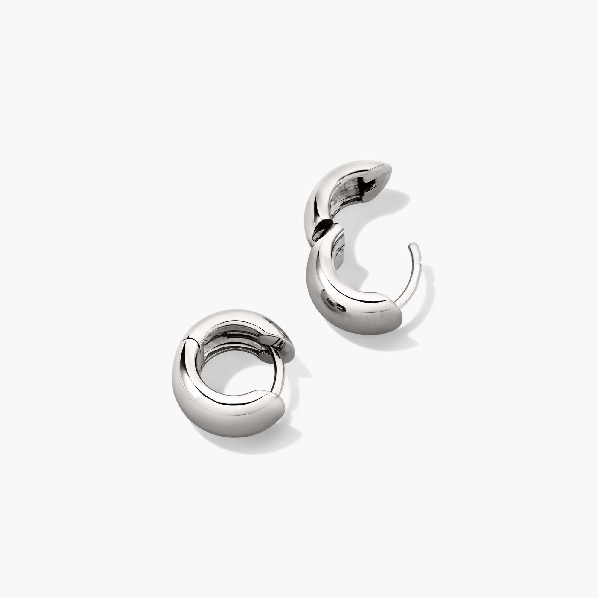 Chunky Huggie Hoops - Image 10