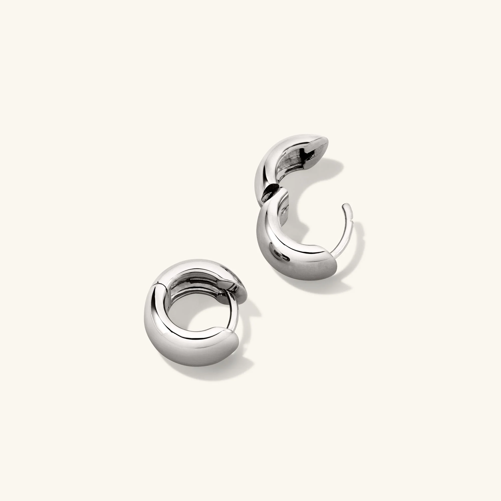 Chunky Huggie Hoops - Image 14
