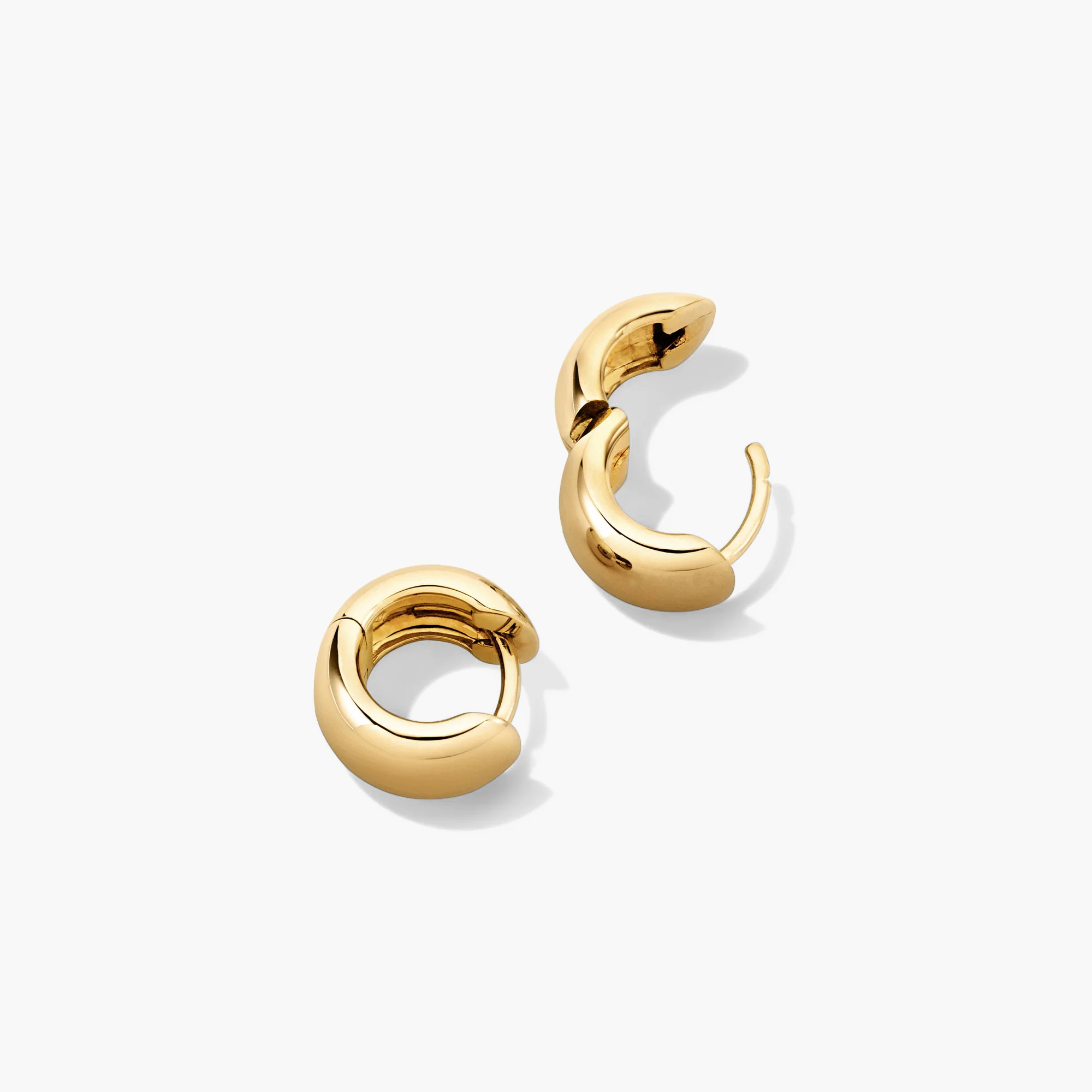Chunky Huggie Hoops - Image 5
