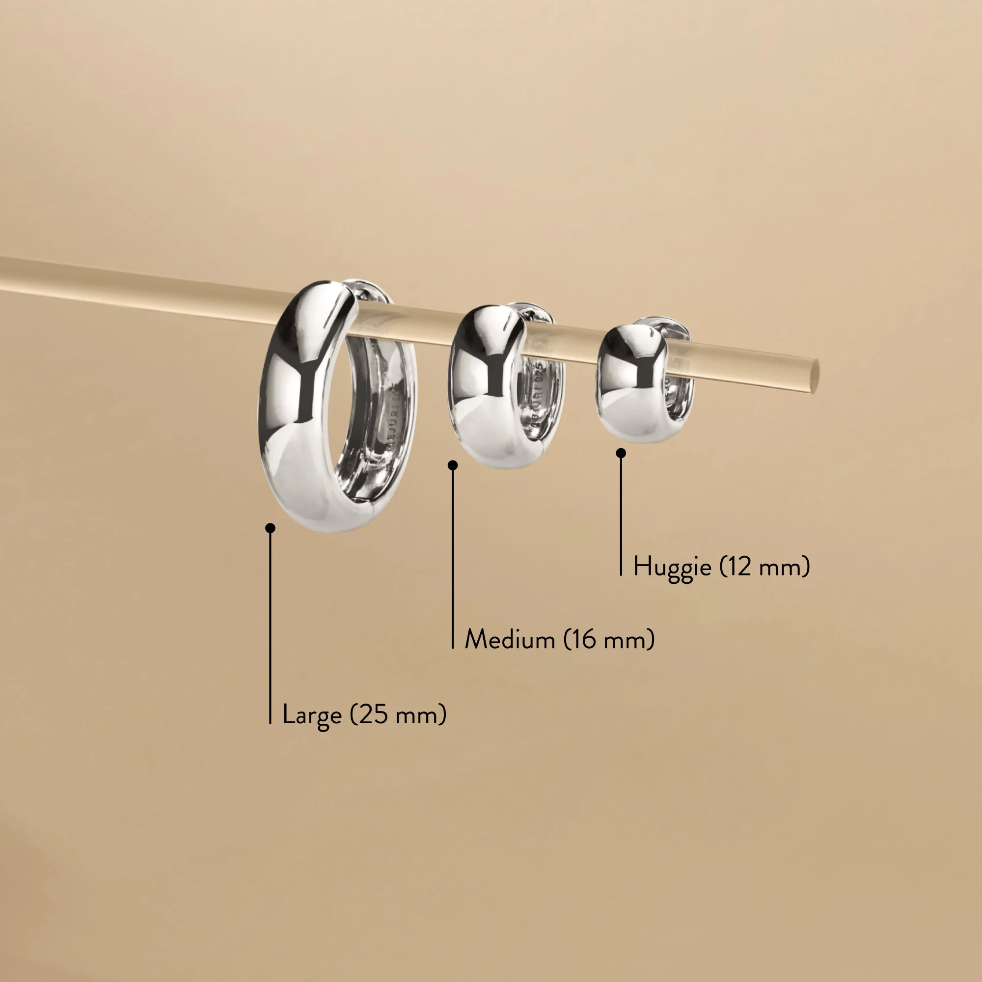 Chunky Large Hoops - Image 9