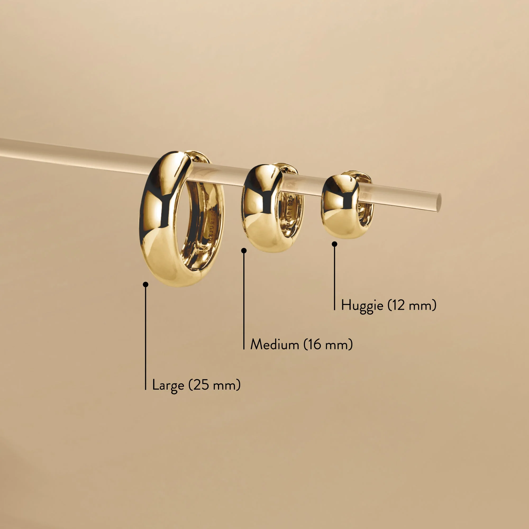 Chunky Medium Hoops - Image 7