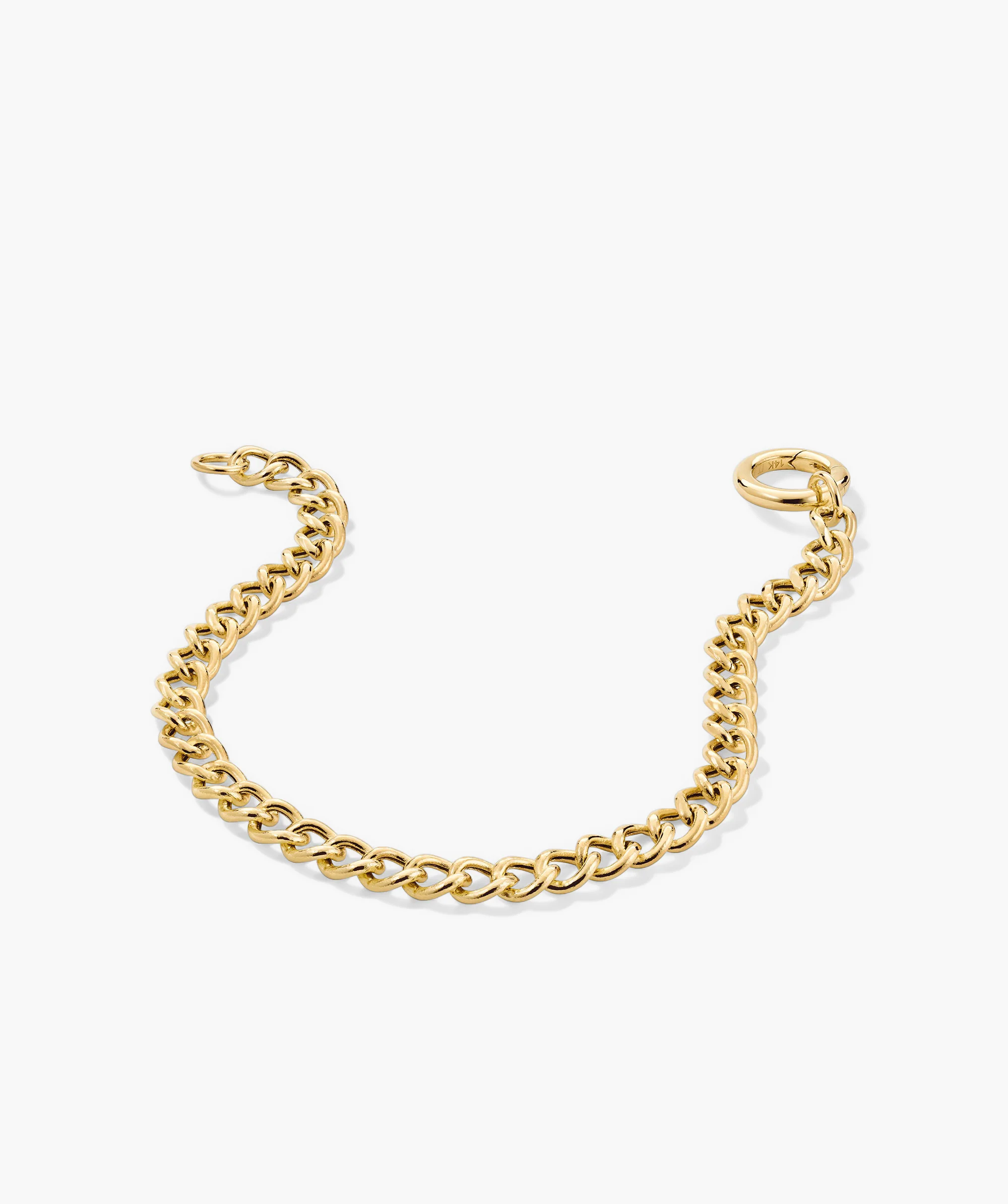 Curb Chain Charm Bracelet - Image 3