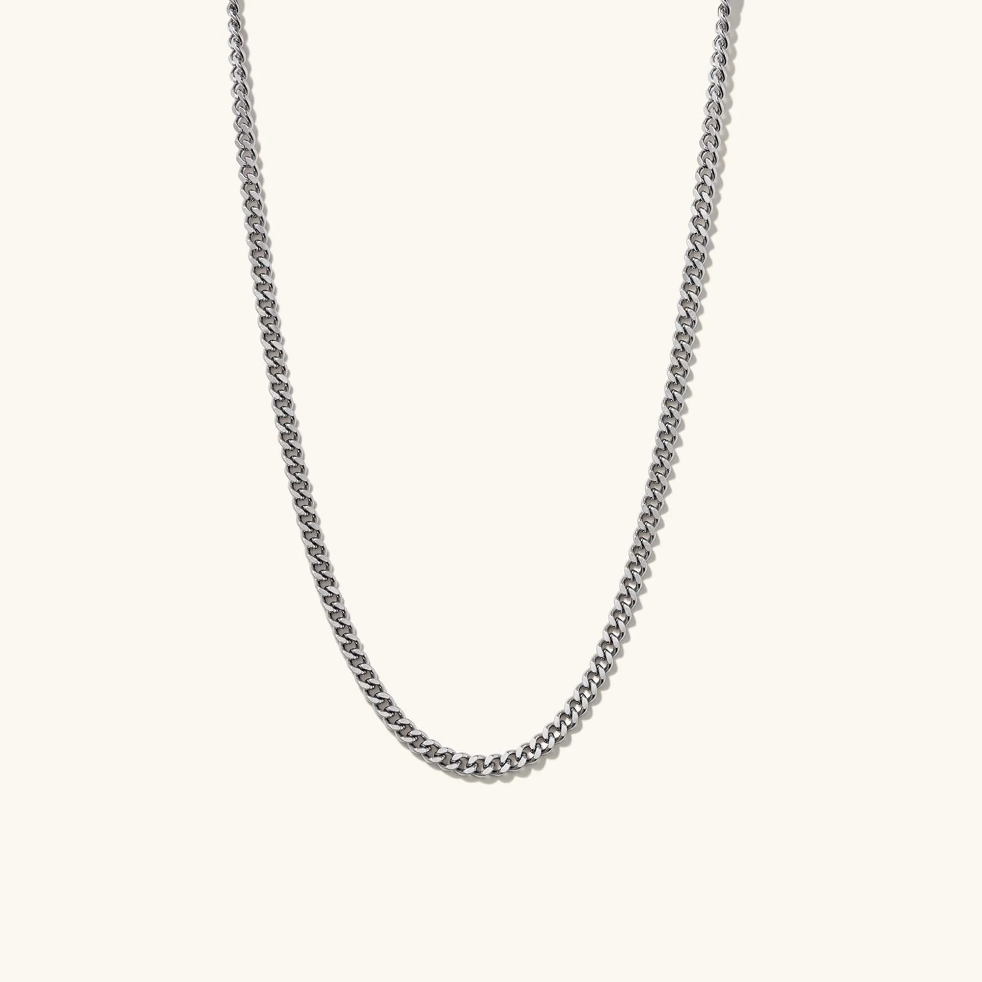 5mm Curb Chain Necklace - Image 12