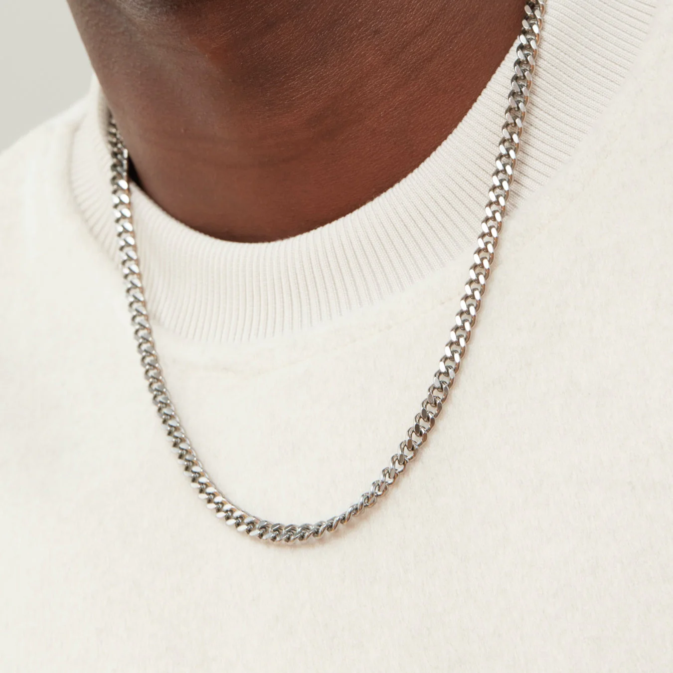 5mm Curb Chain Necklace - Image 13