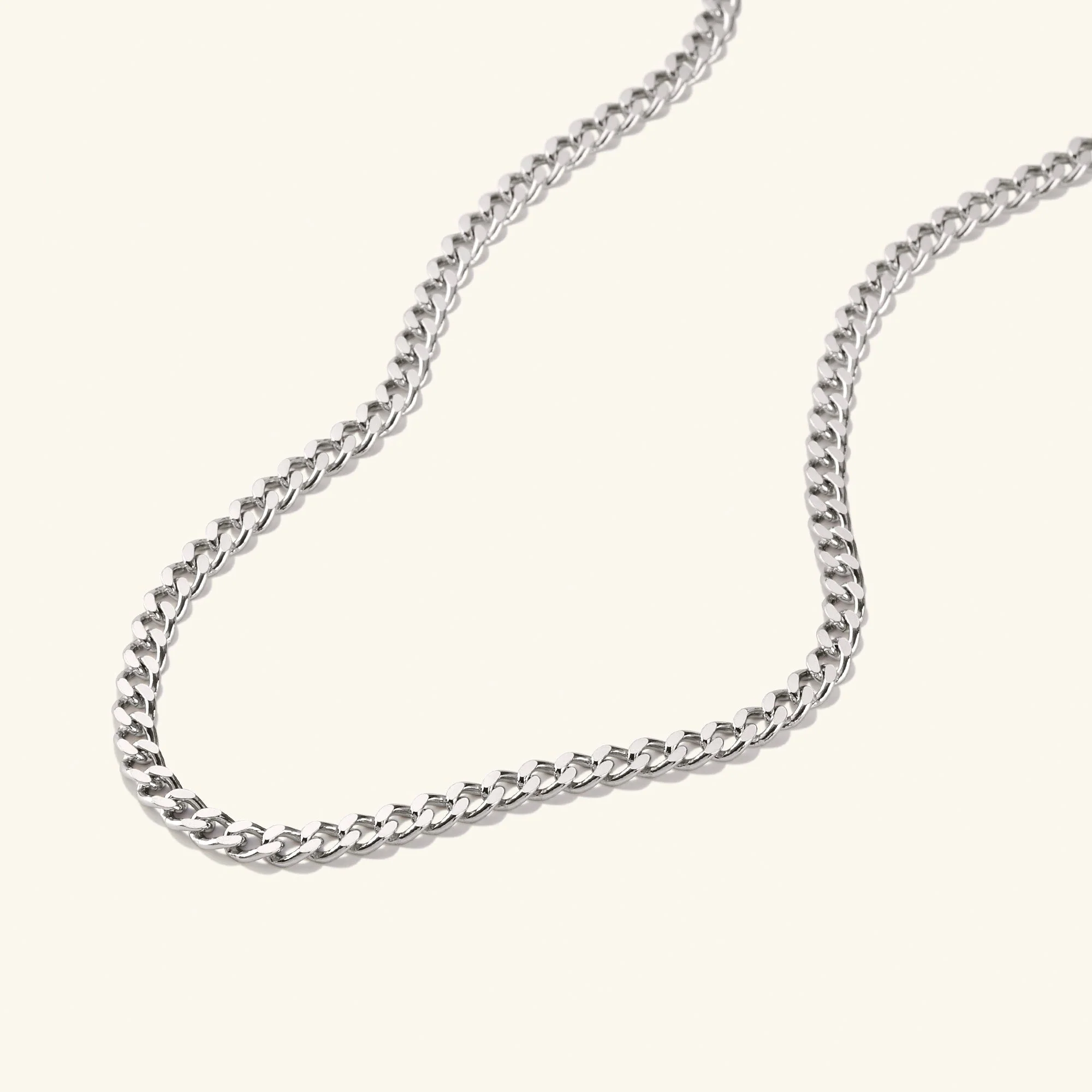 5mm Curb Chain Necklace - Image 5