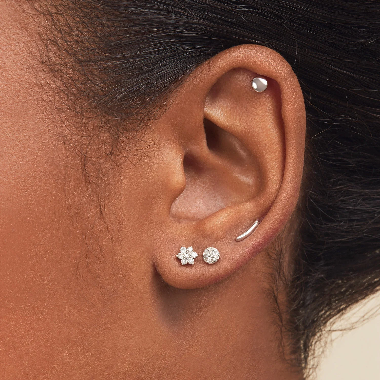 Piercing Studio - Curve Bar Flat Back Stud - Image 16
