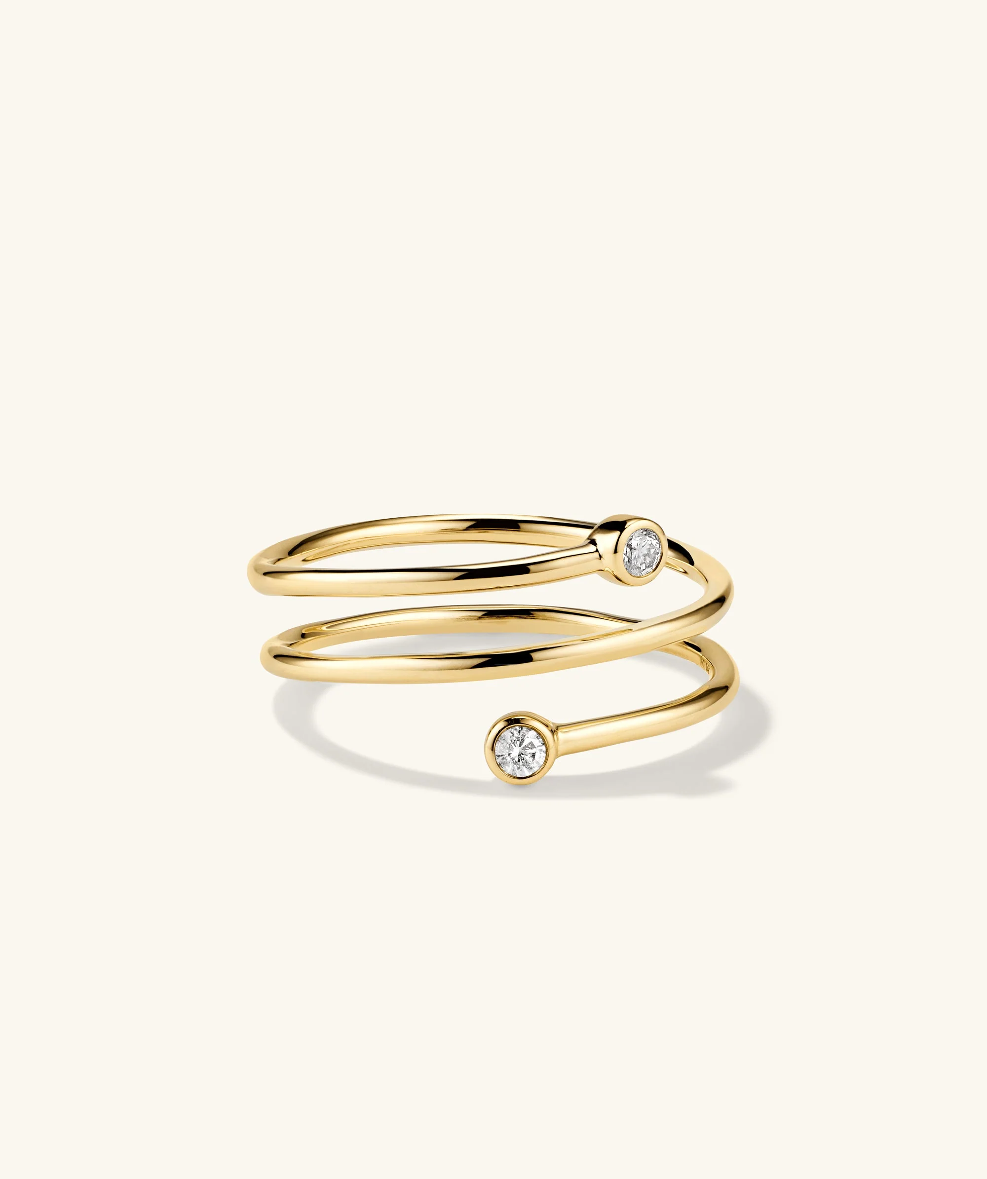 Diamond Coil Ring - Image 6