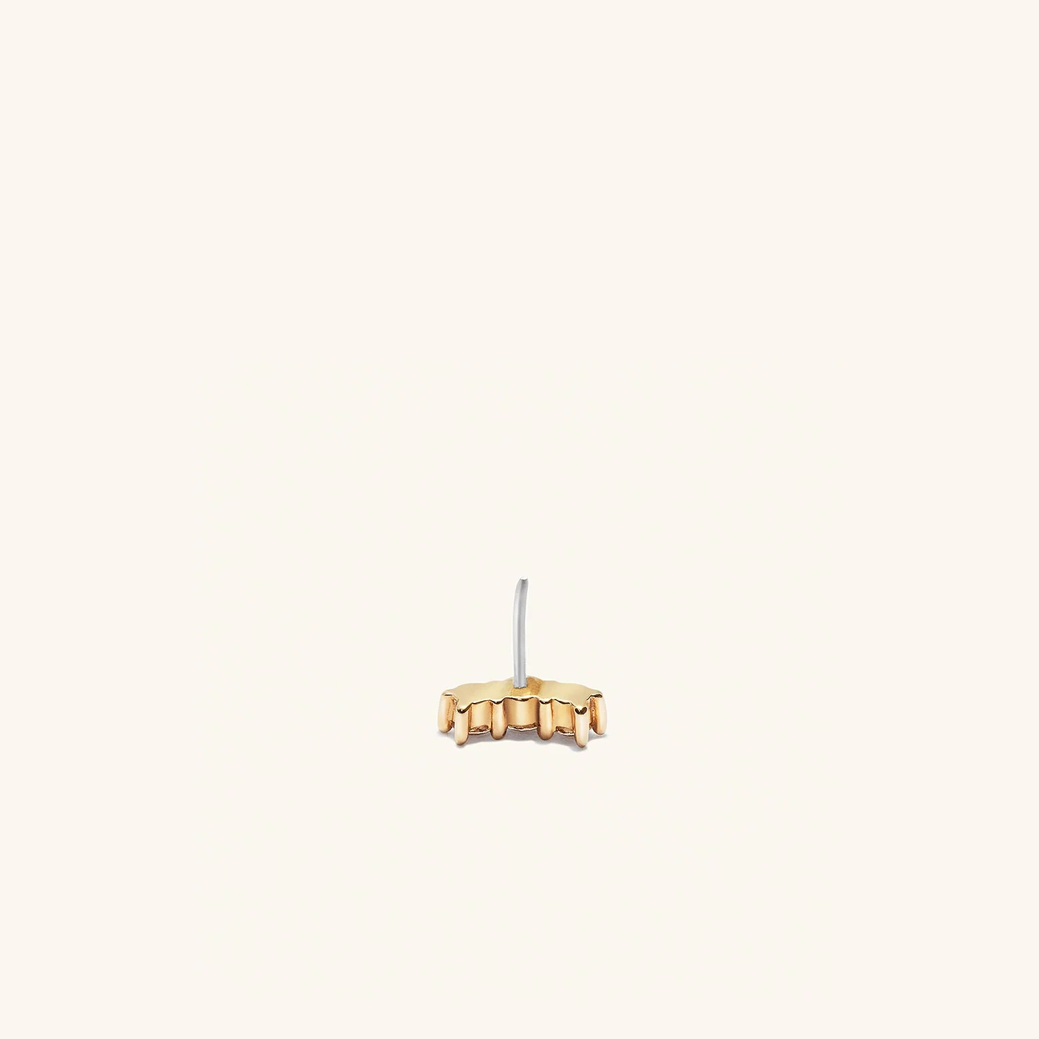 Piercing Studio - Diamond Curve Bar Flat Back Stud - Image 10