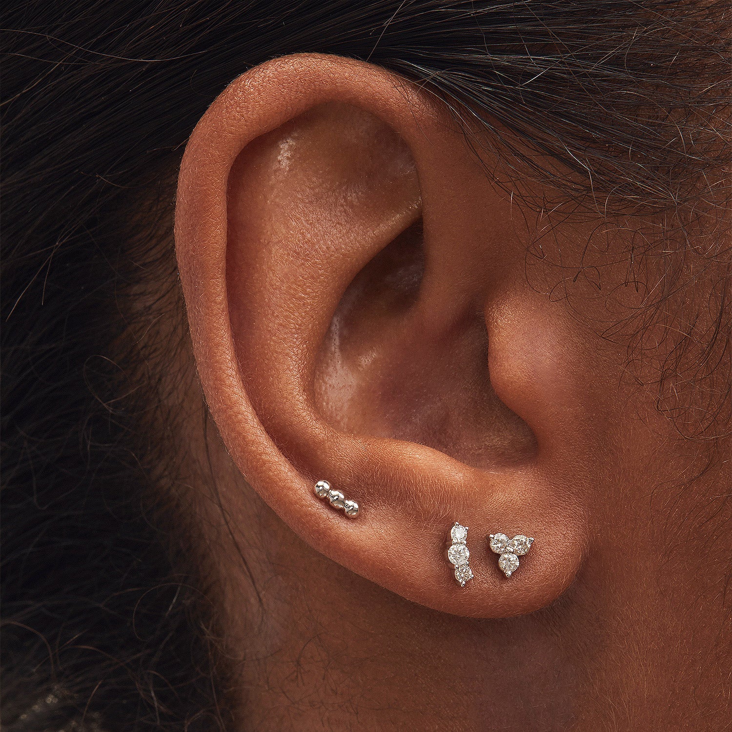 Piercing Studio - Diamond Curve Bar Flat Back Stud - Image 16
