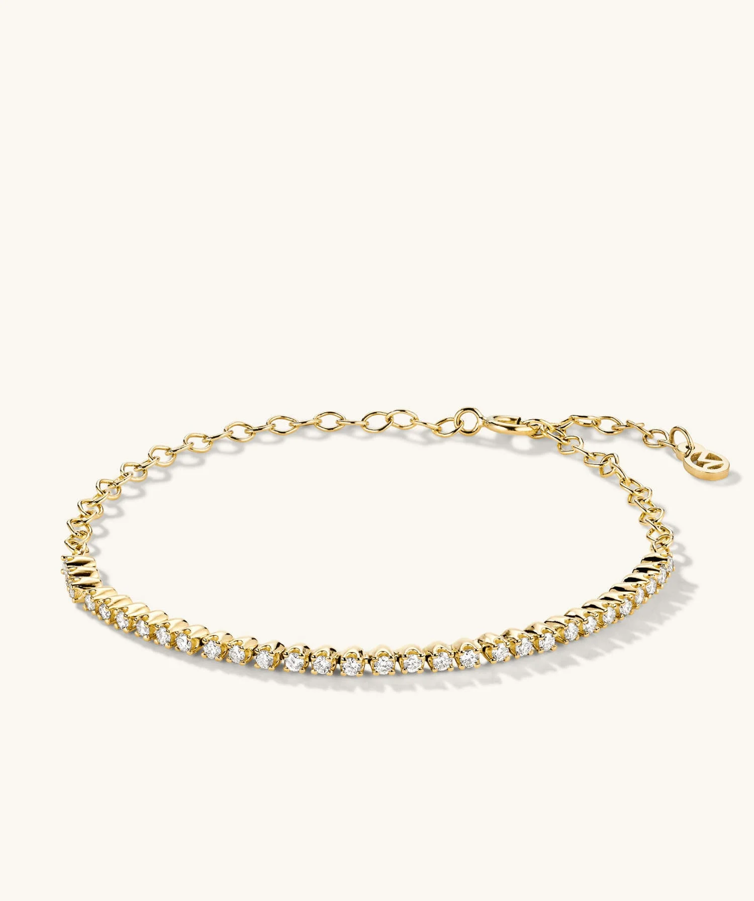 Diamond Half Tennis Bracelet - Image 2
