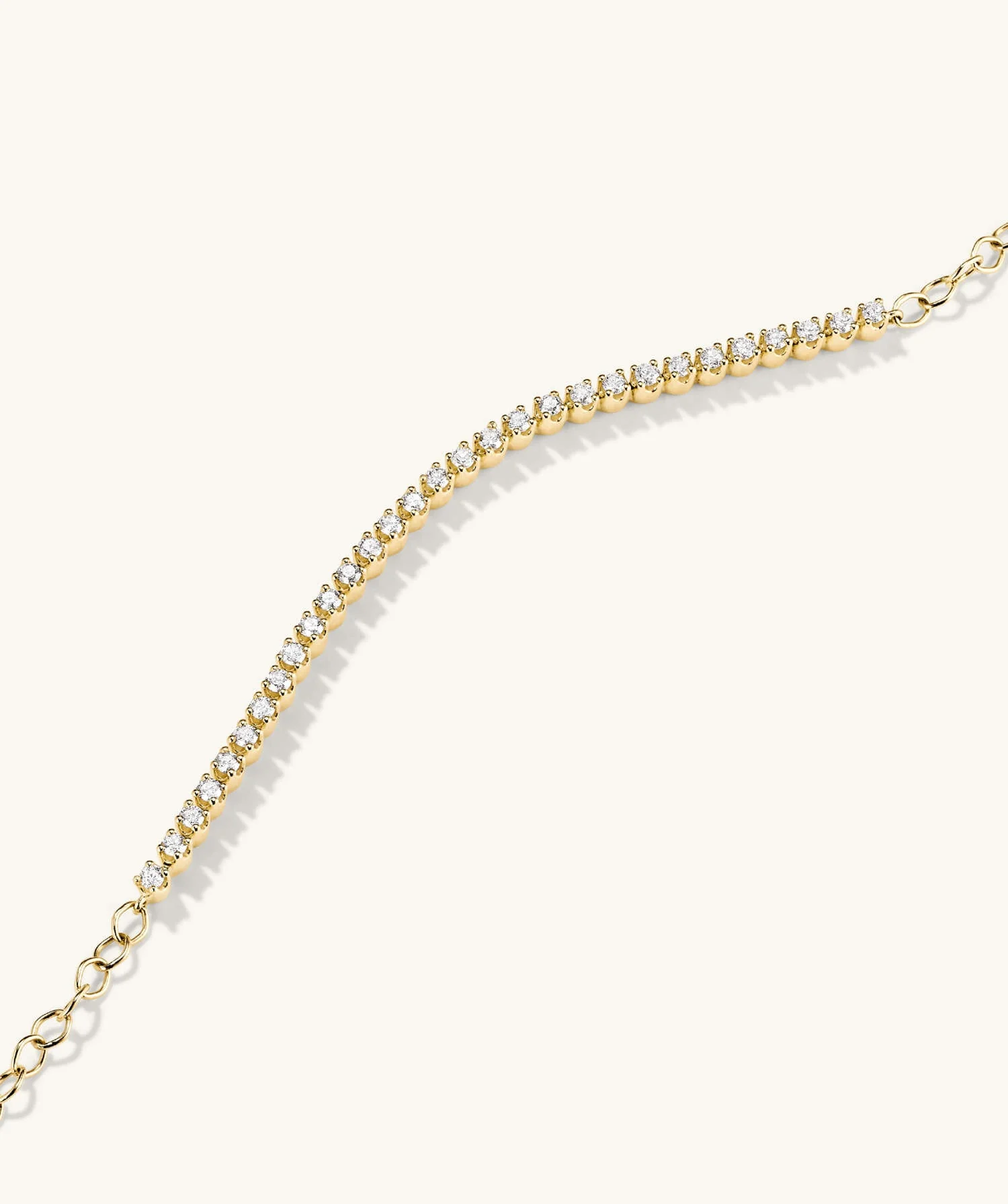 Diamond Half Tennis Bracelet - Image 6