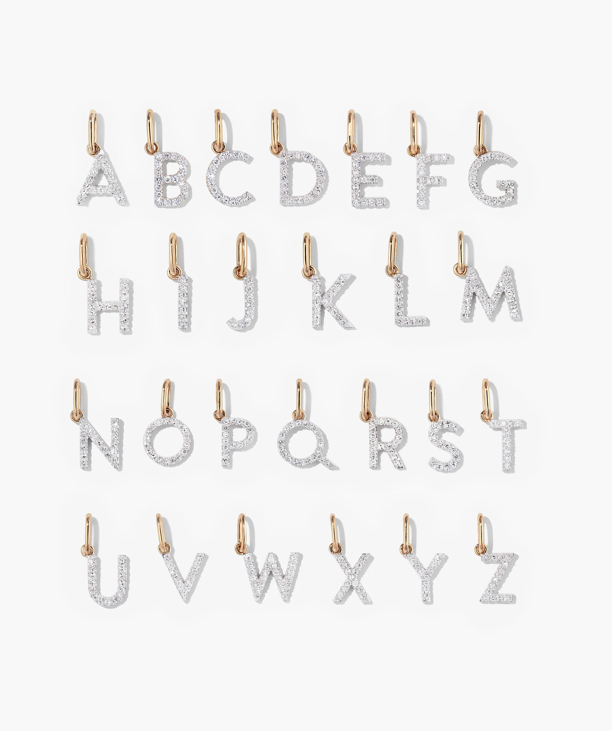 Diamond Letter Charm - Image 4