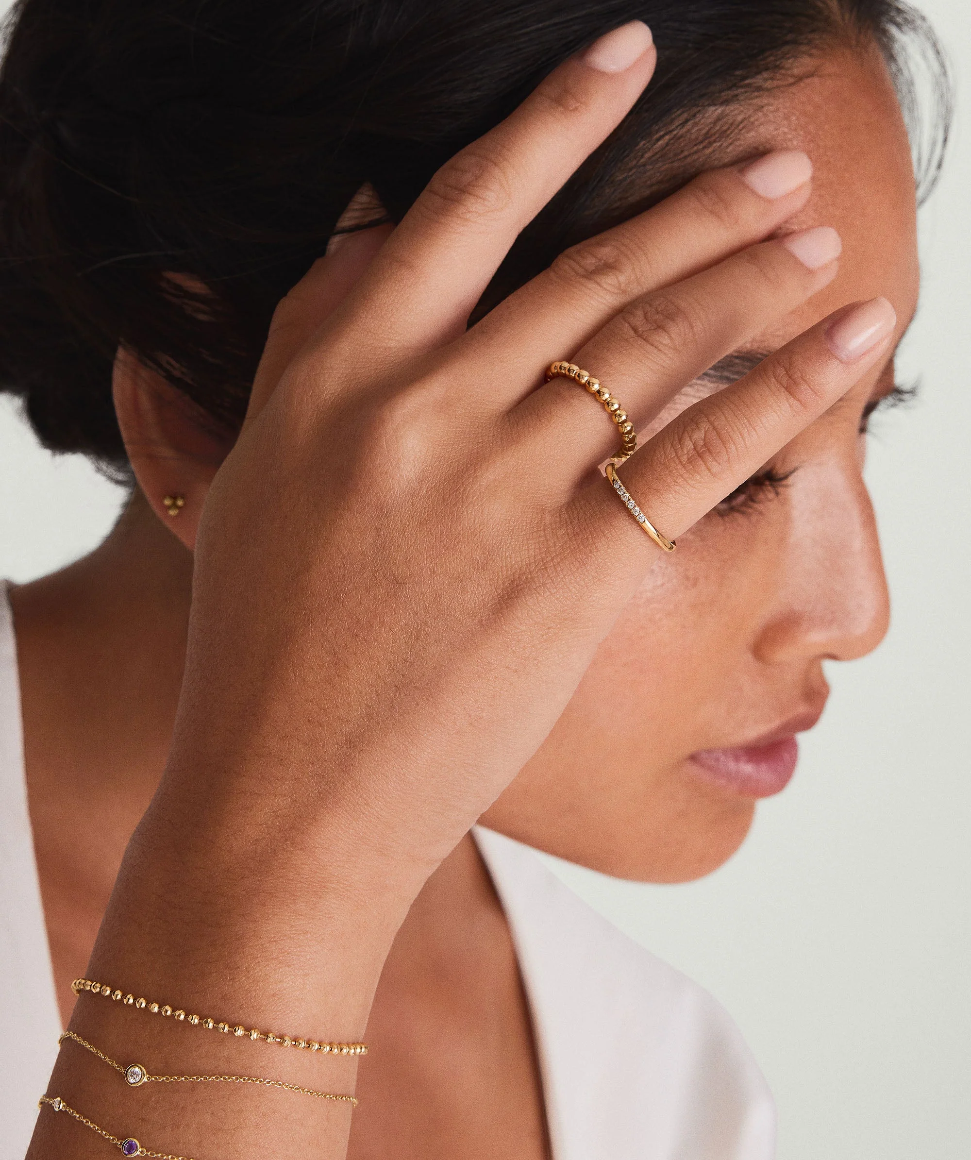 Diamonds Line Ring - Image 3