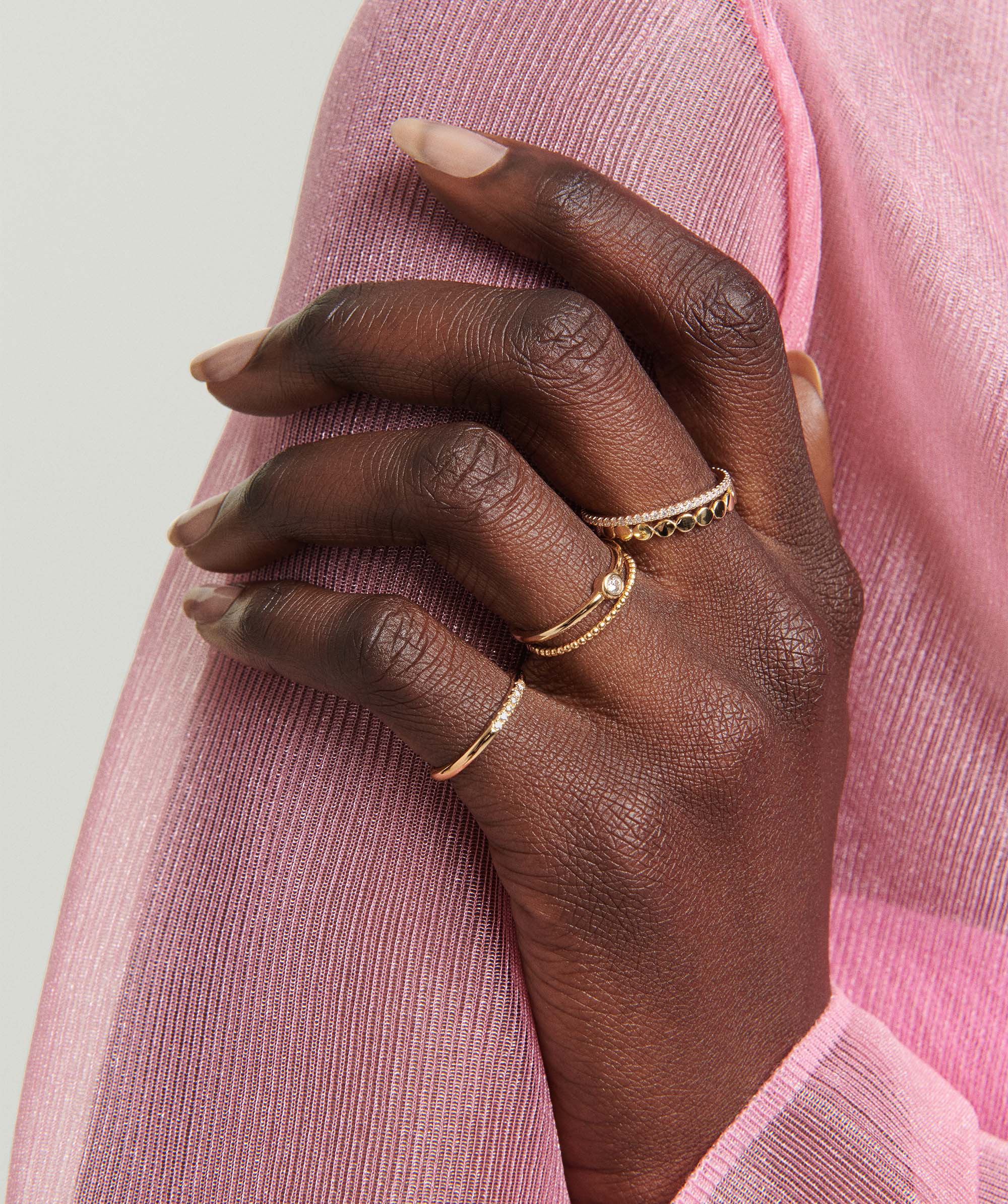 Diamonds Line Ring - Image 5