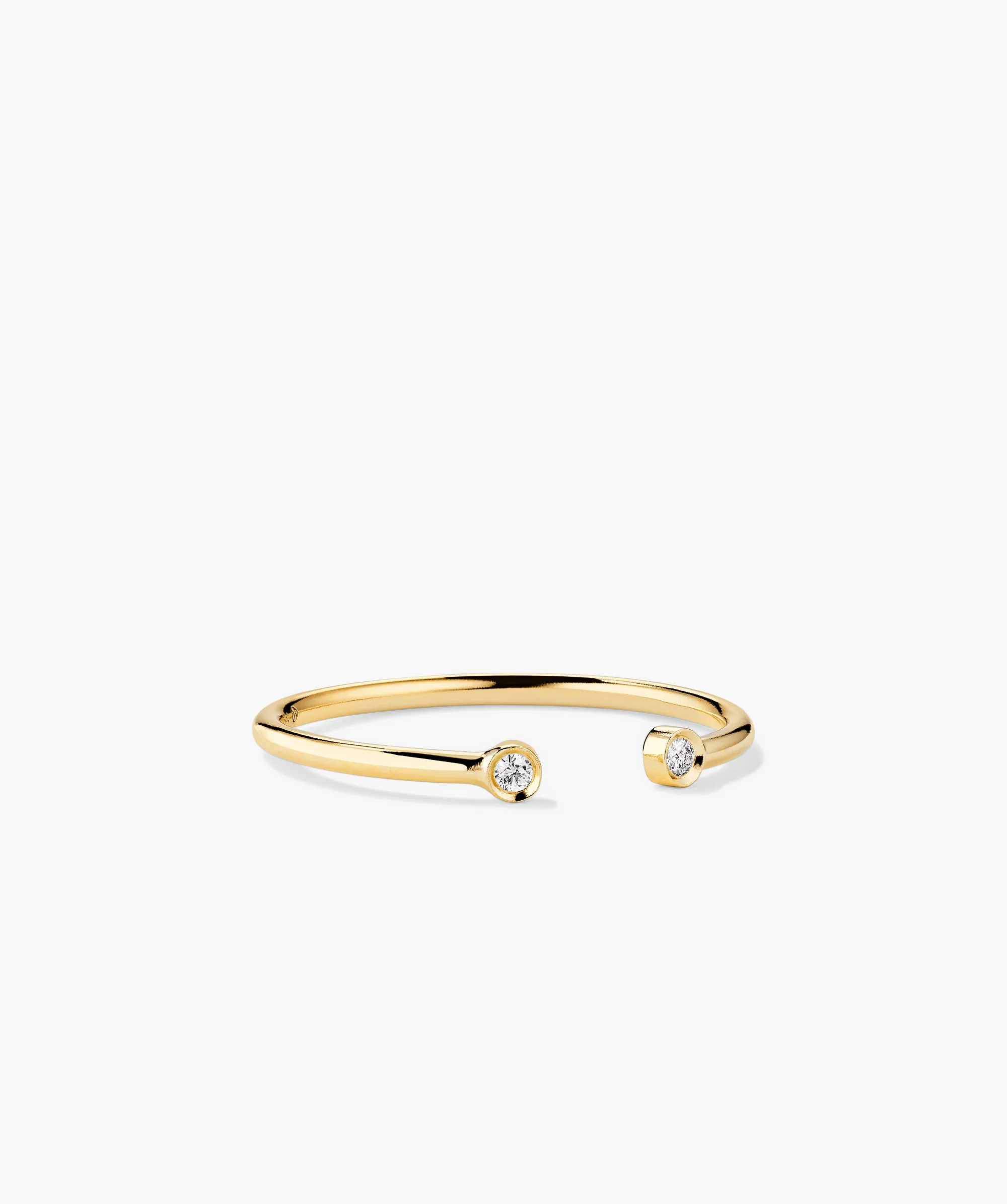Diamonds Open Ring