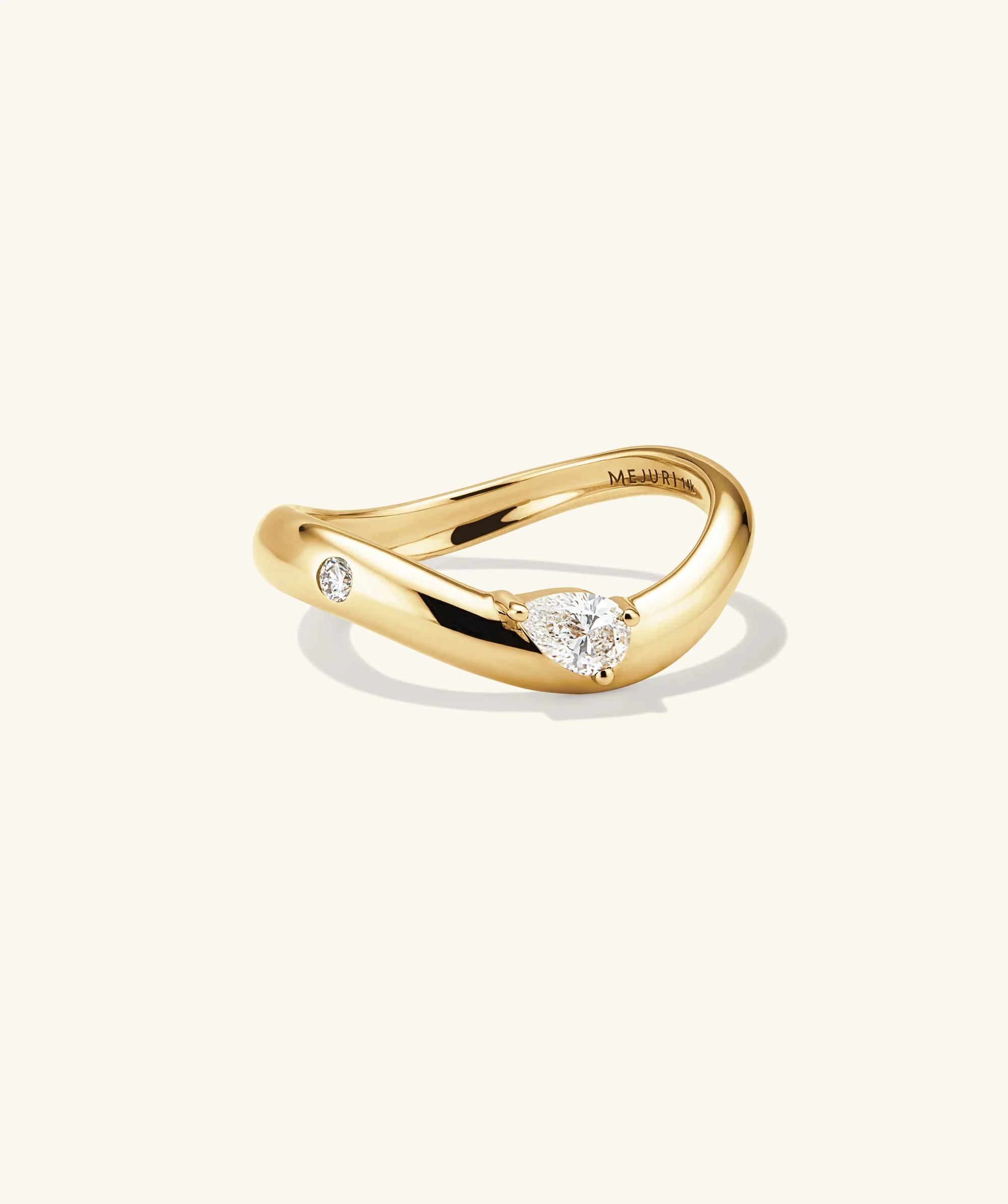 Dôme Figure Twin Ring - Image 2