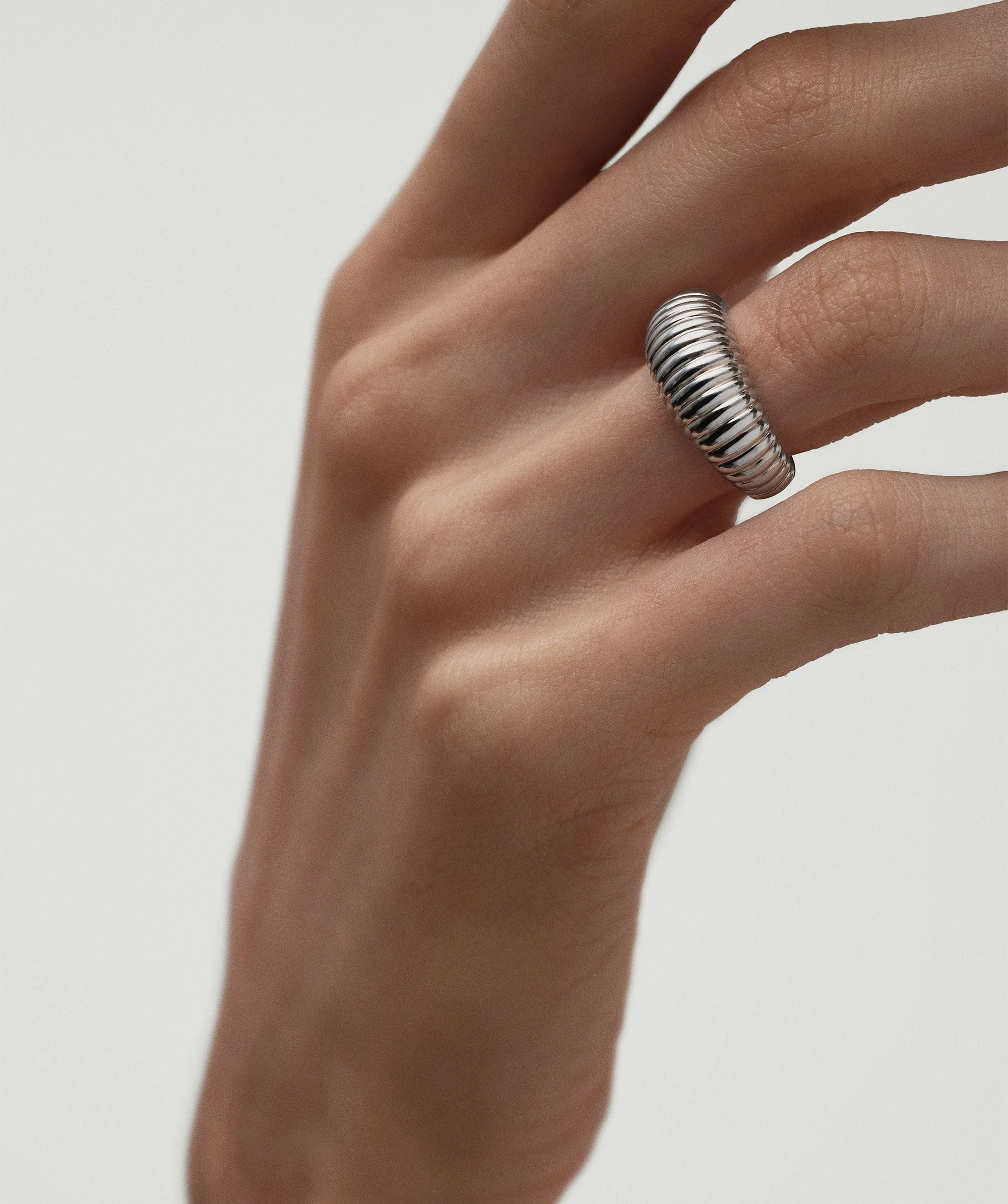 Dôme Texture Ring - Image 6