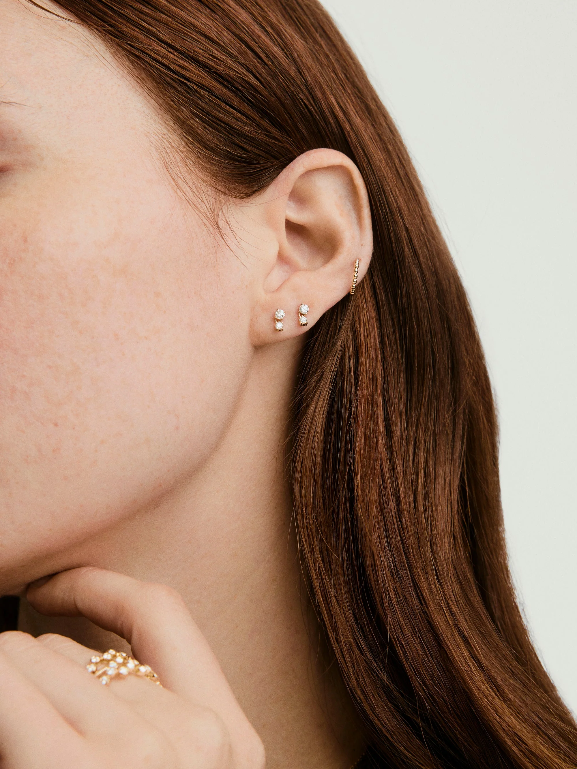 Droplet Lab Grown Diamond Studs - Image 3