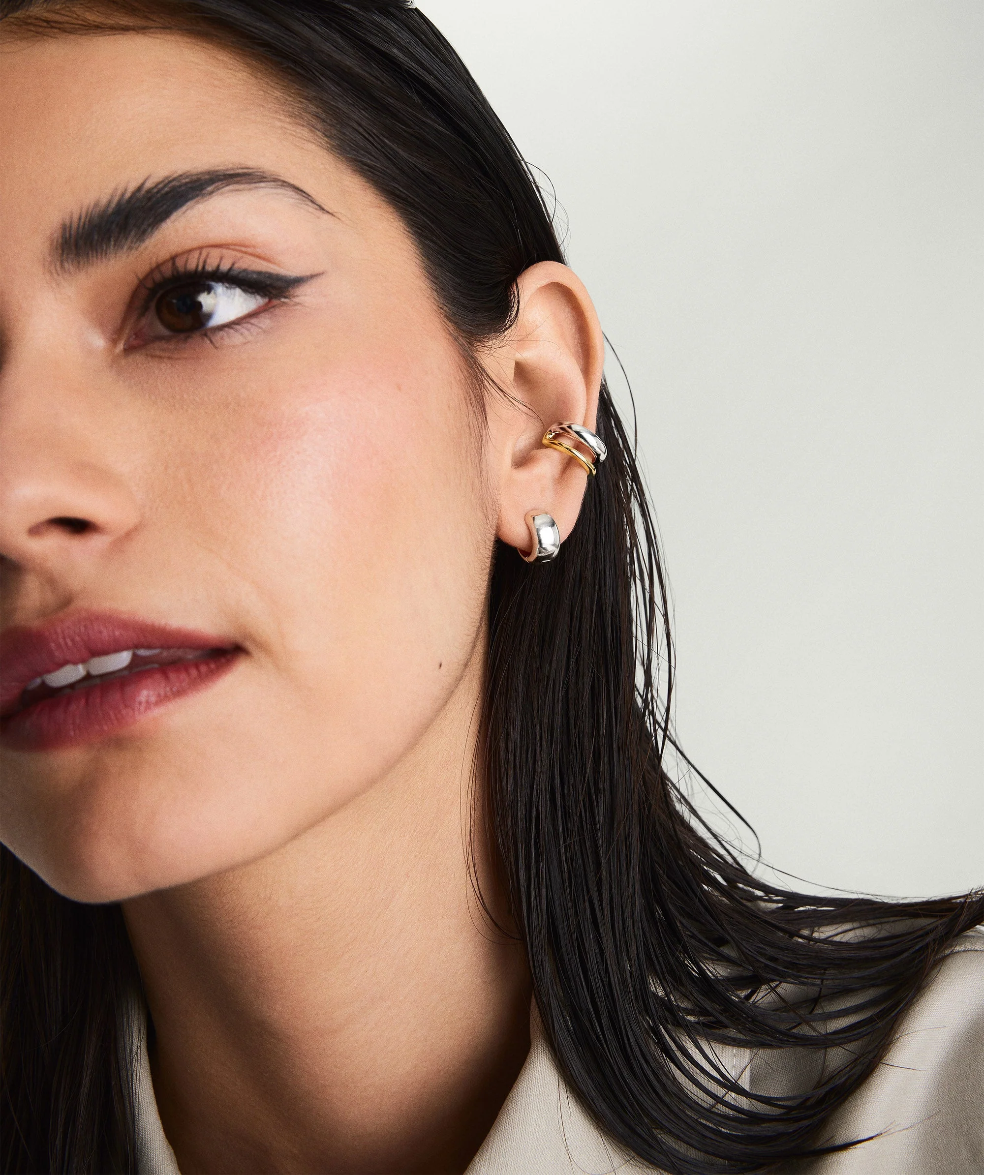 Single Duet Mixed Ear Cuff - Image 5