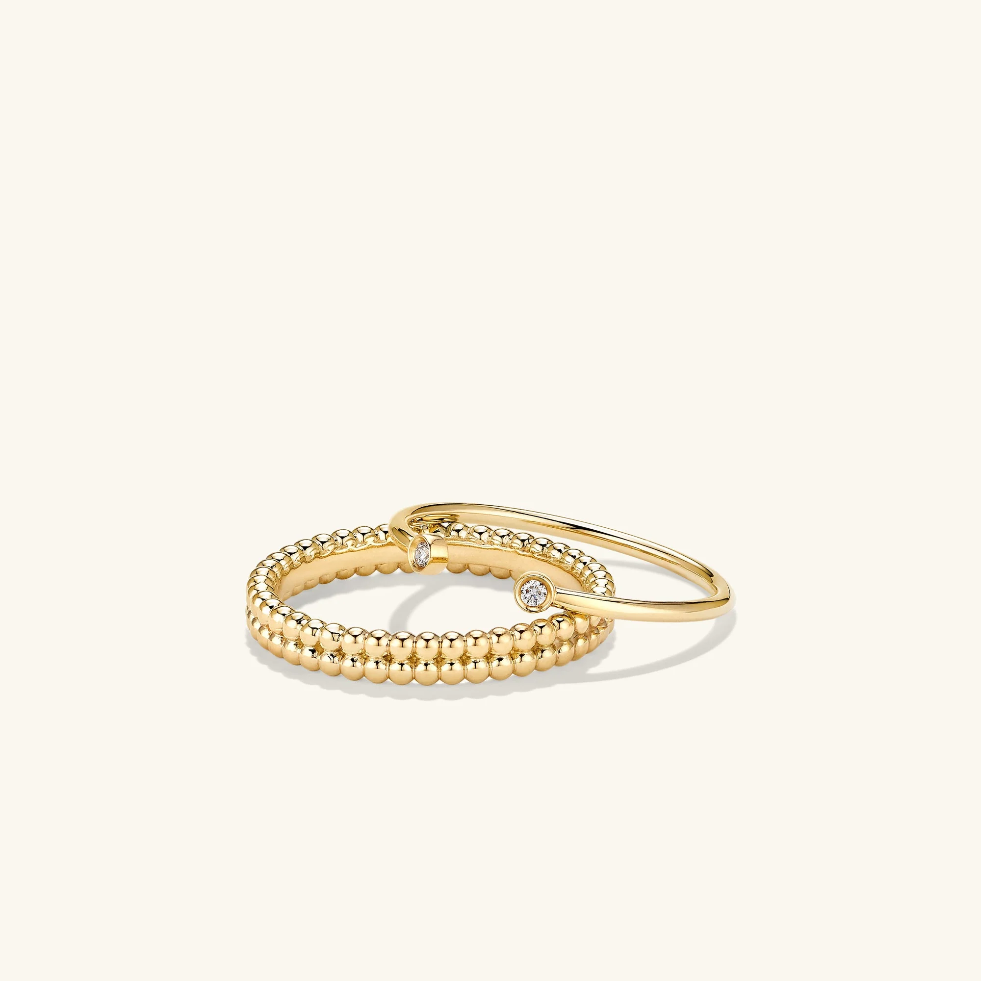 Duo Beaded Stacker Ring - Image 8