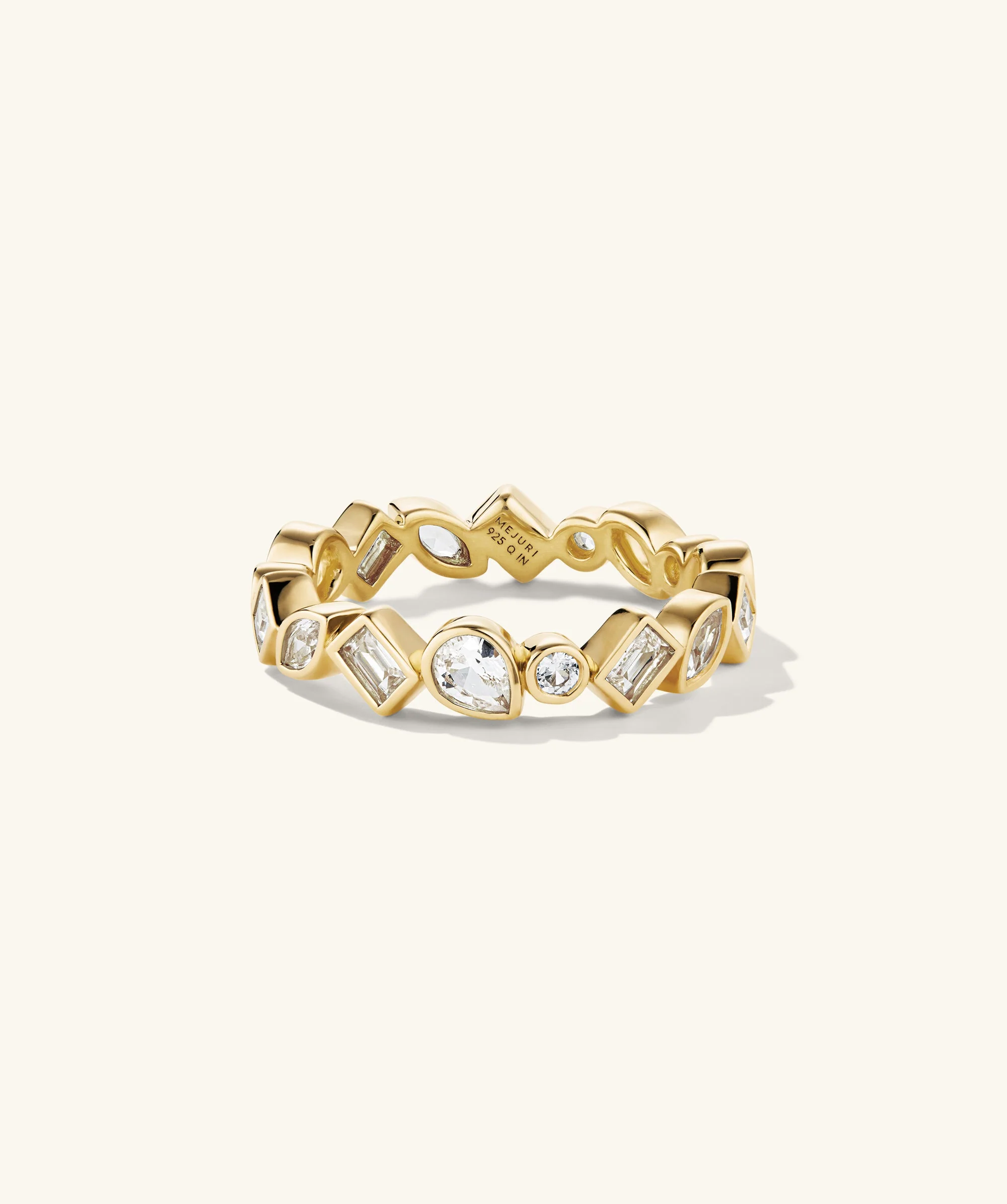 Edie Lab Grown Sapphire Eternity Ring - Image 2