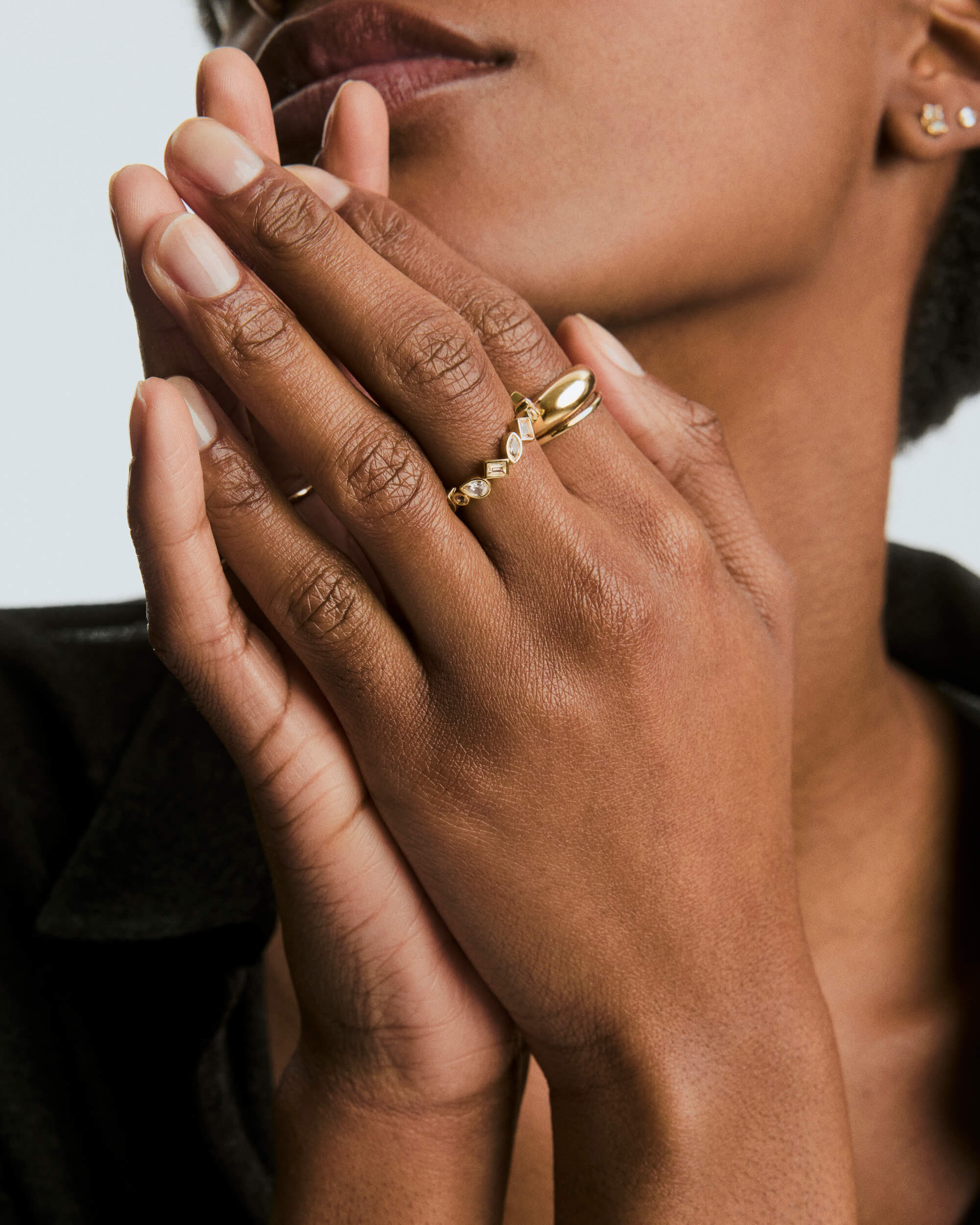 Edie Lab Grown Sapphire Eternity Ring - Image 4