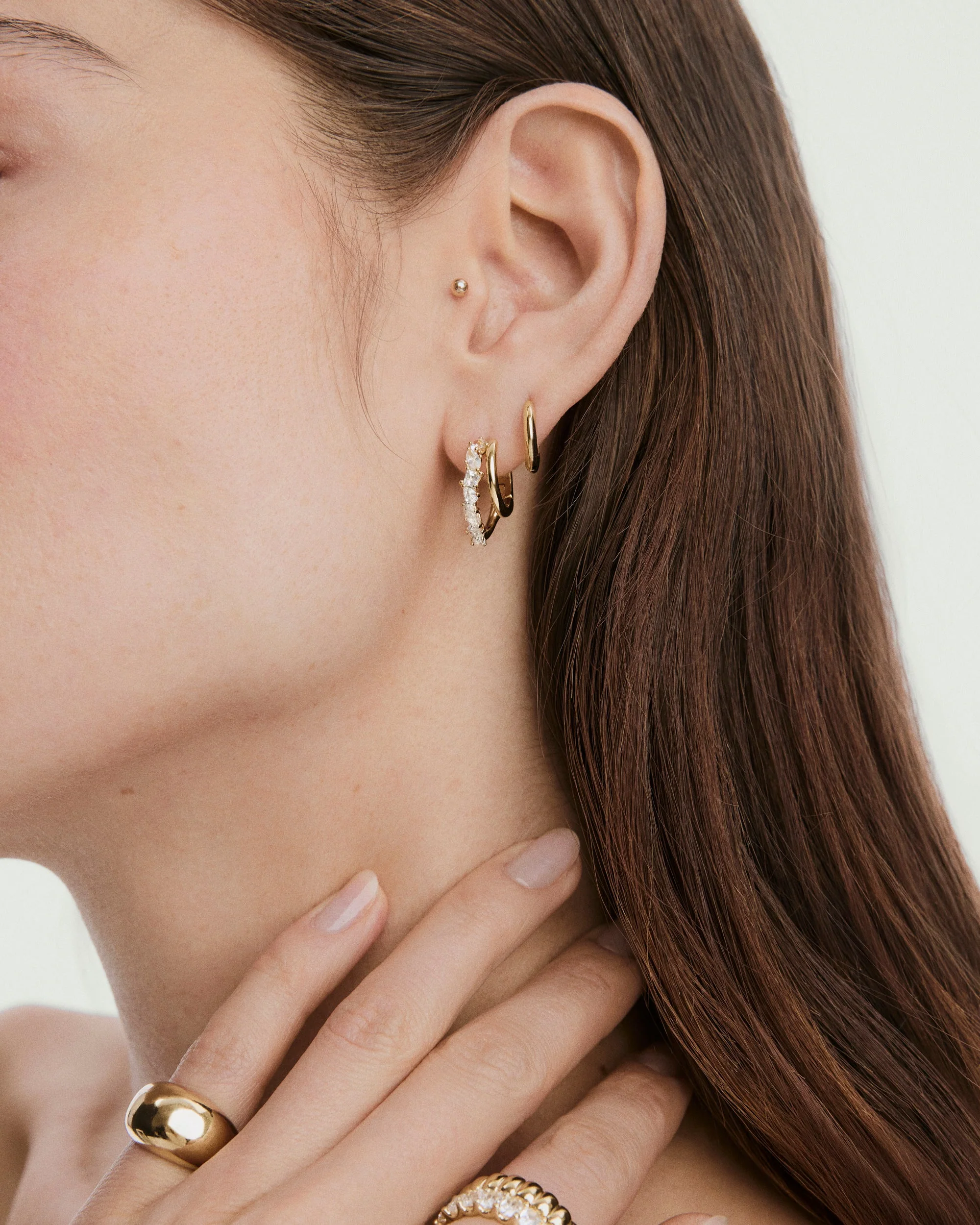 Ella Double Hoop - Image 3
