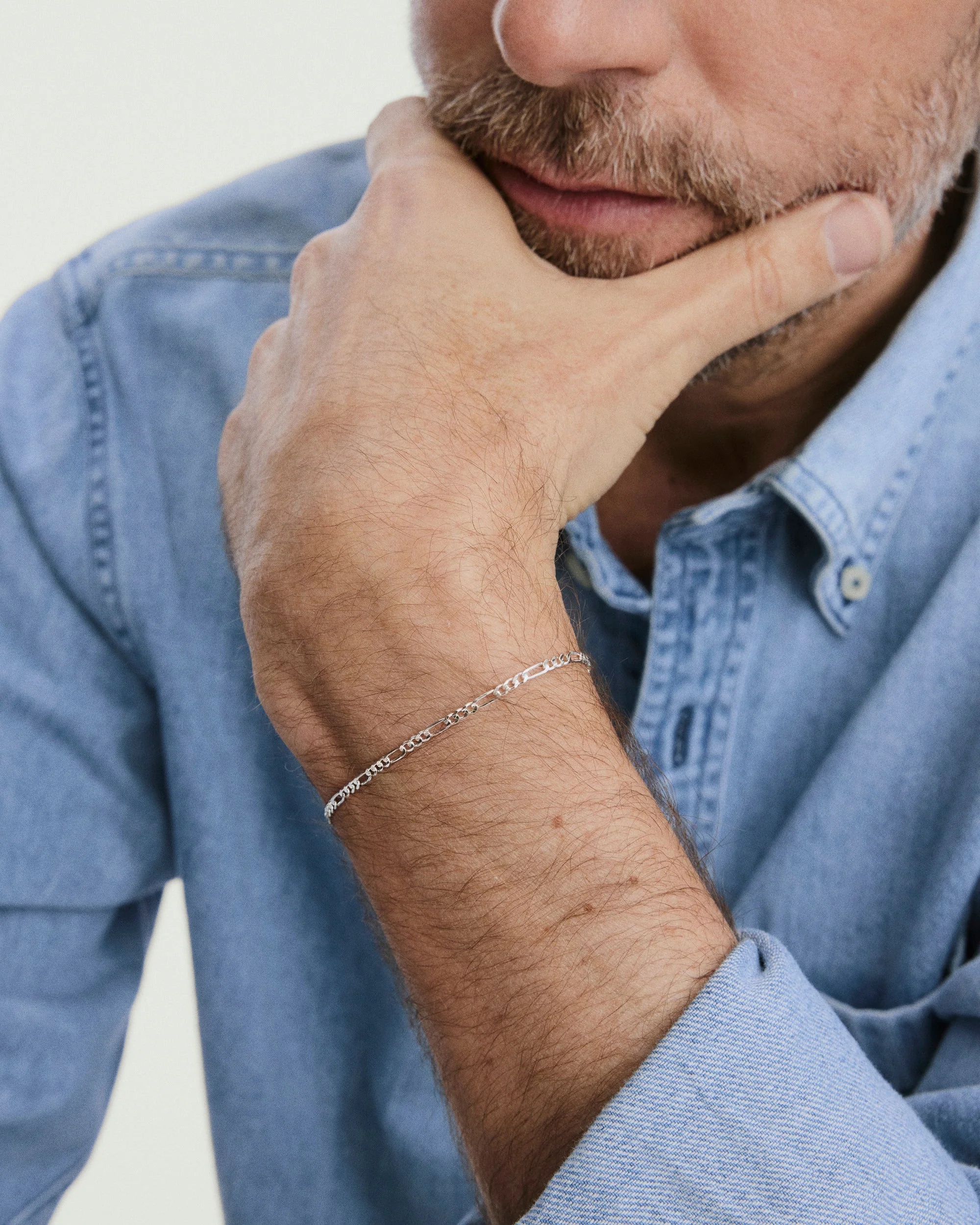 Figaro Chain Bracelet - Image 7