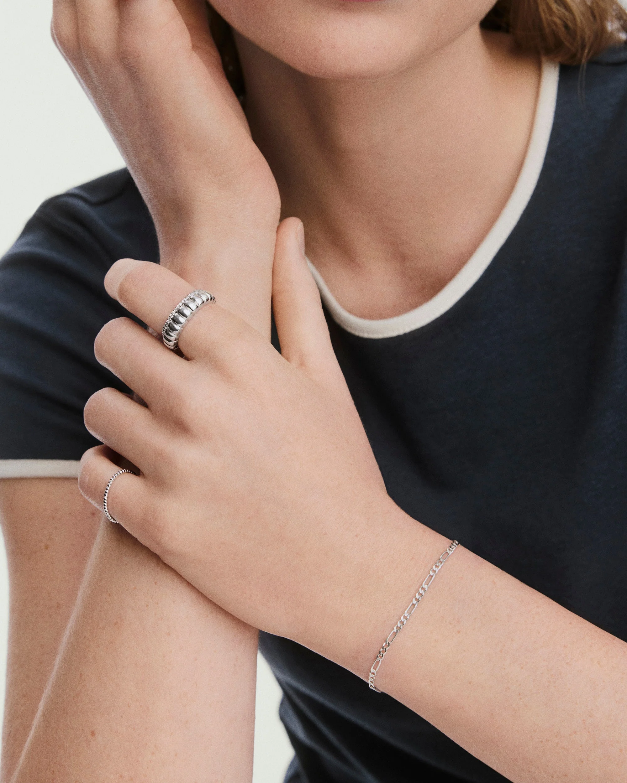 Figaro Chain Bracelet - Image 8