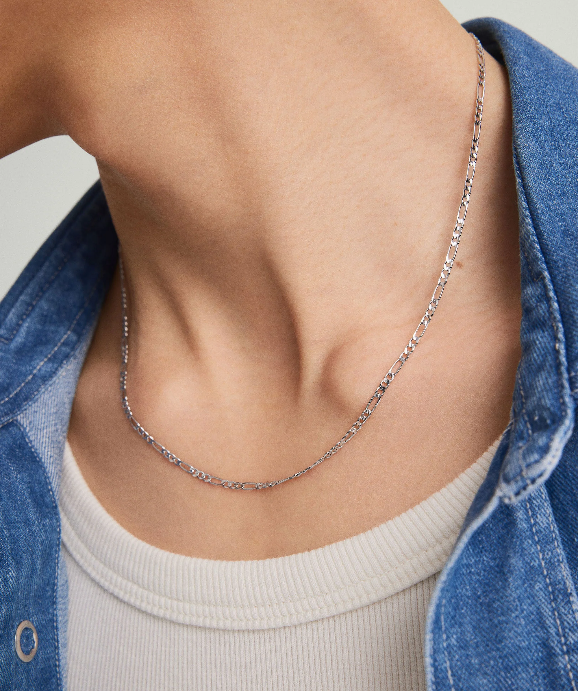 Figaro Chain Necklace - Image 14