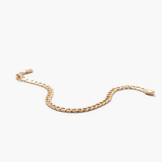 Flat Curb Chain Bracelet - Image 4