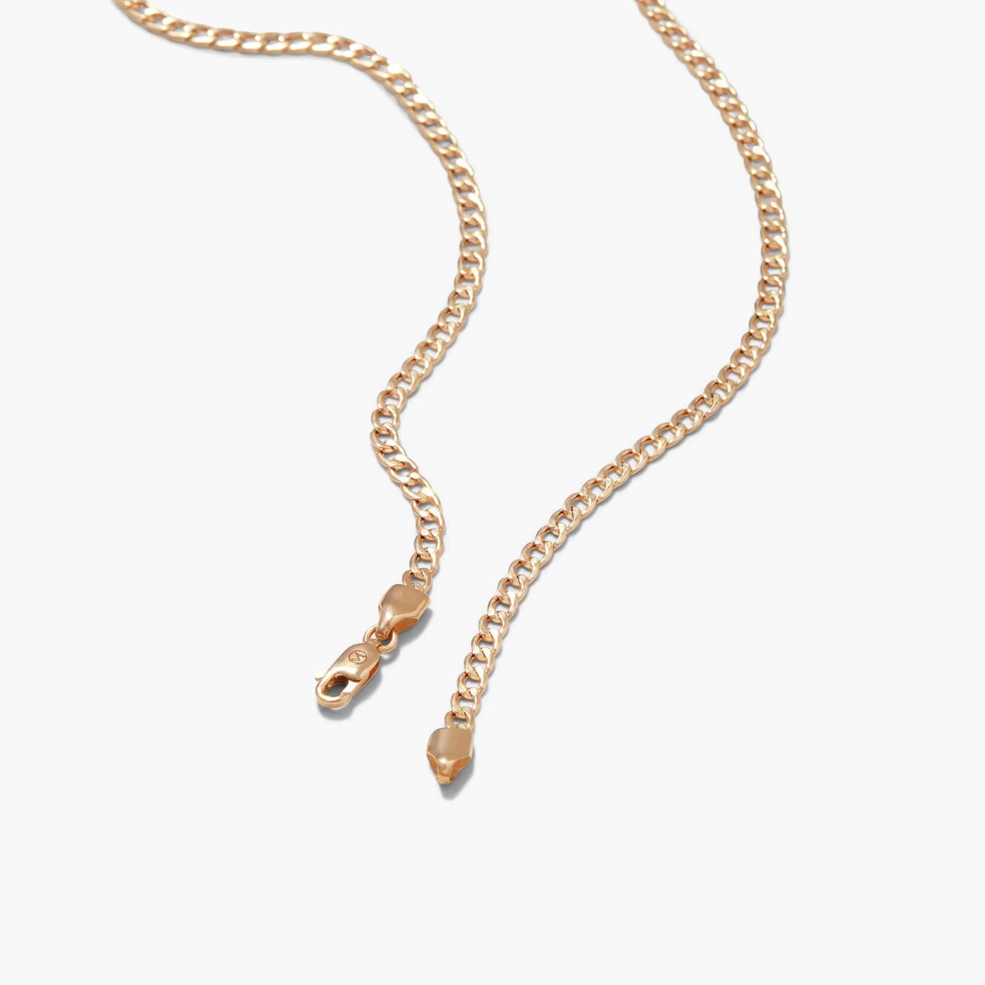 Flat Curb Chain Necklace - Image 7