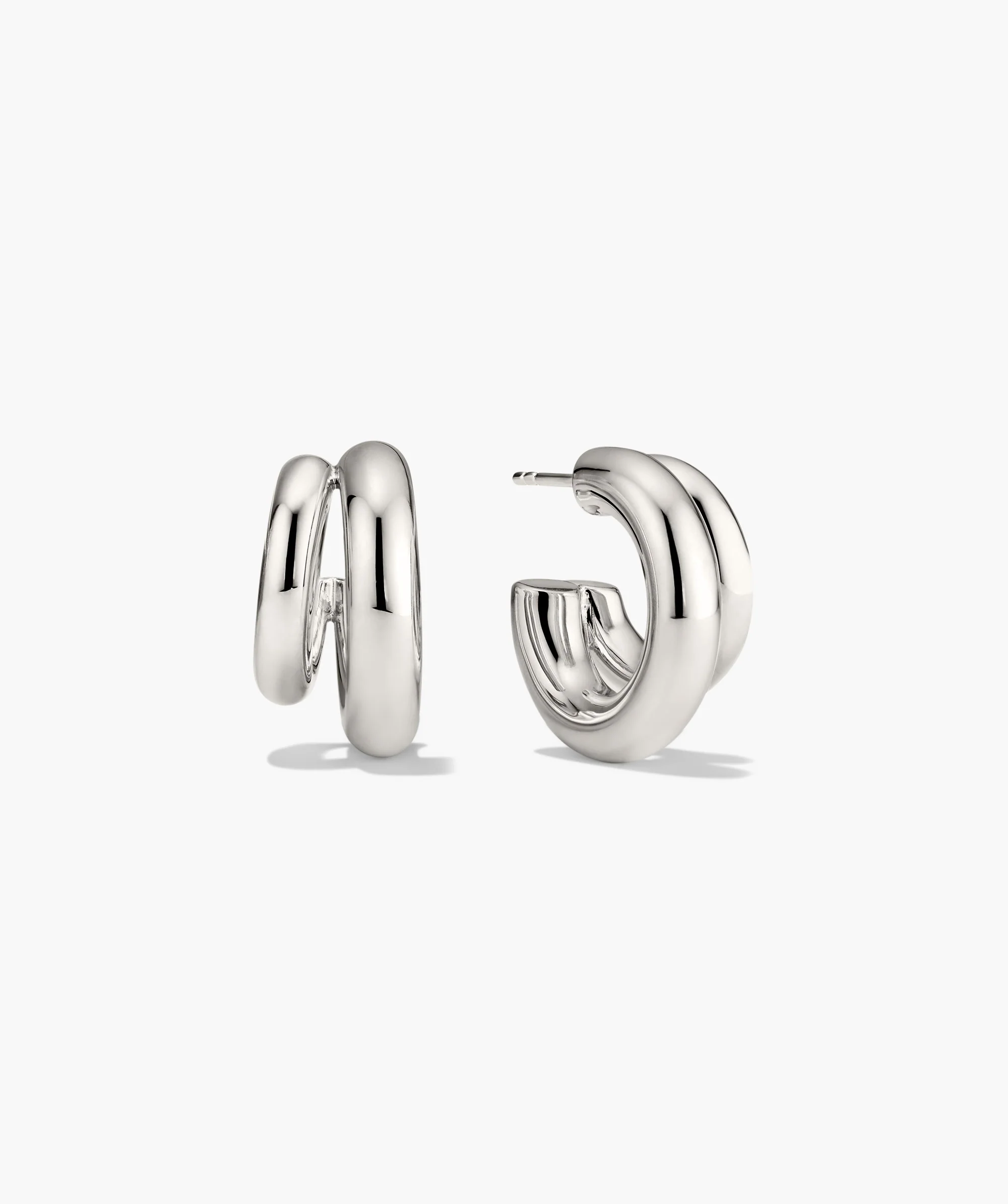 Gemini Double Hoops - Image 5