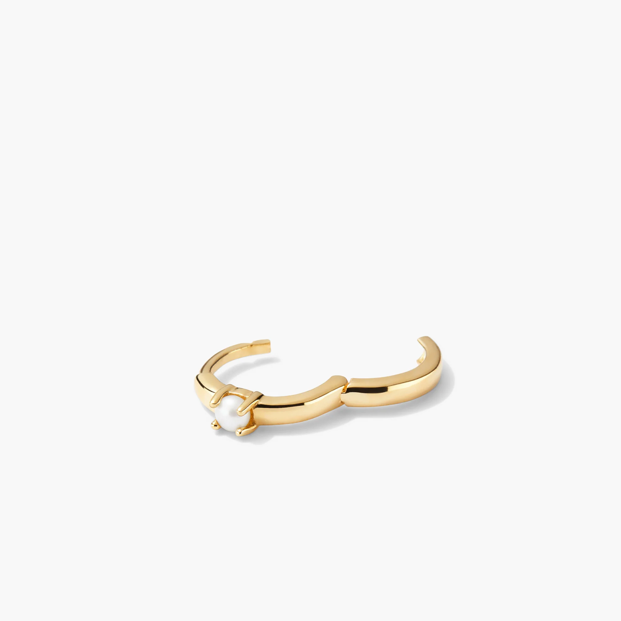 Single Colored Mini Hoop Pearl - Image 5
