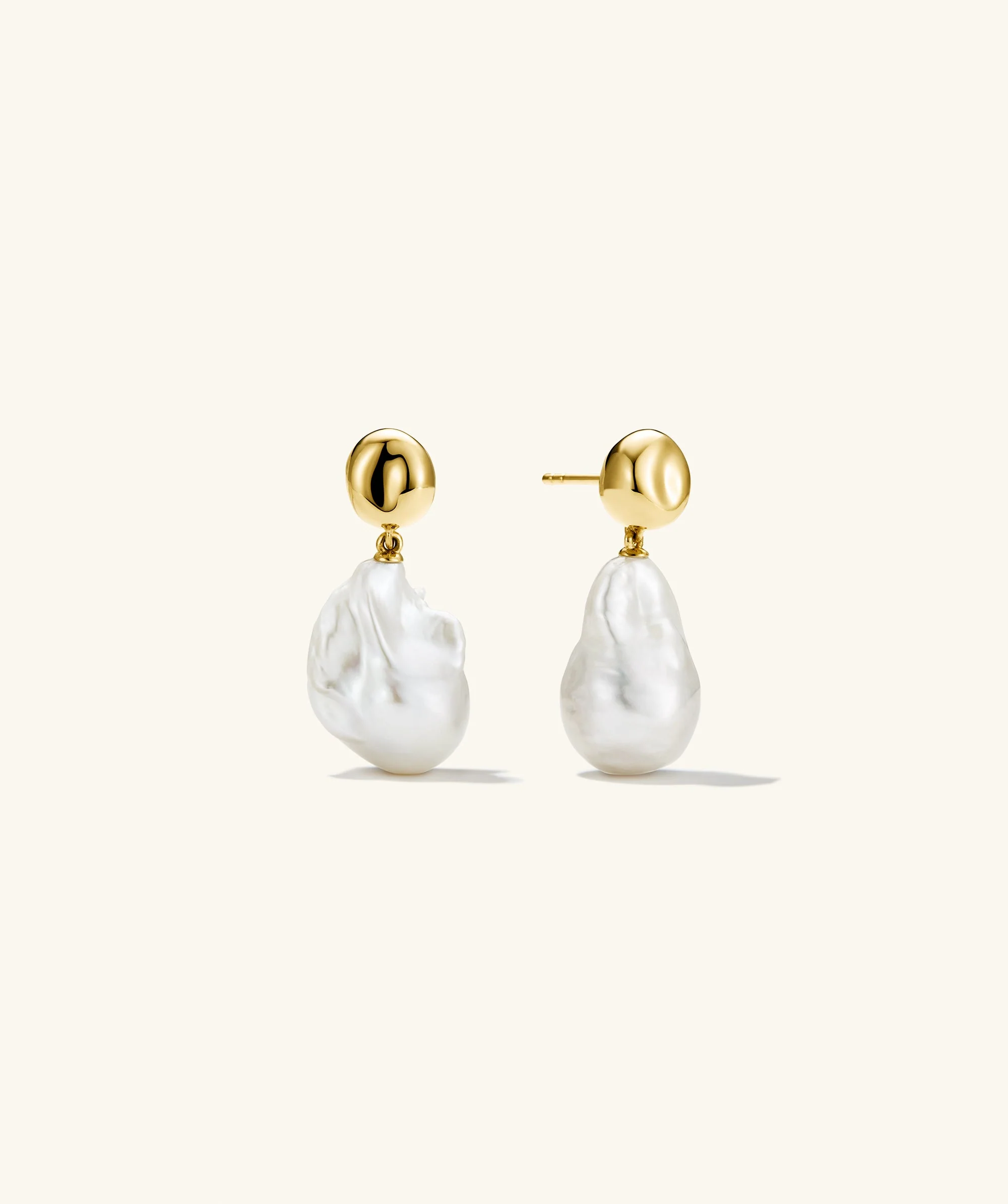Harley Baroque Pearl Earrings - Image 5