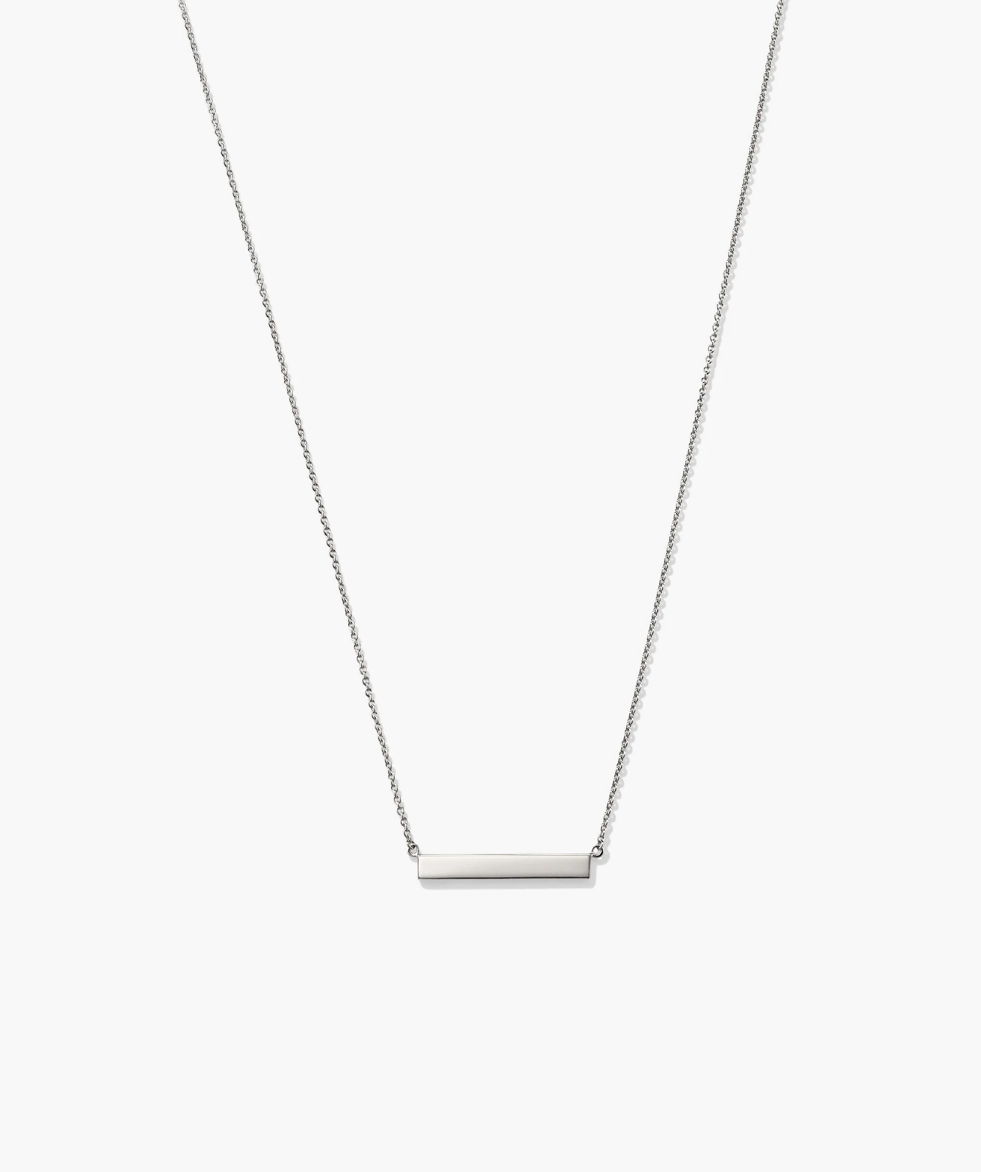 Engravable Bar Necklace - Image 10