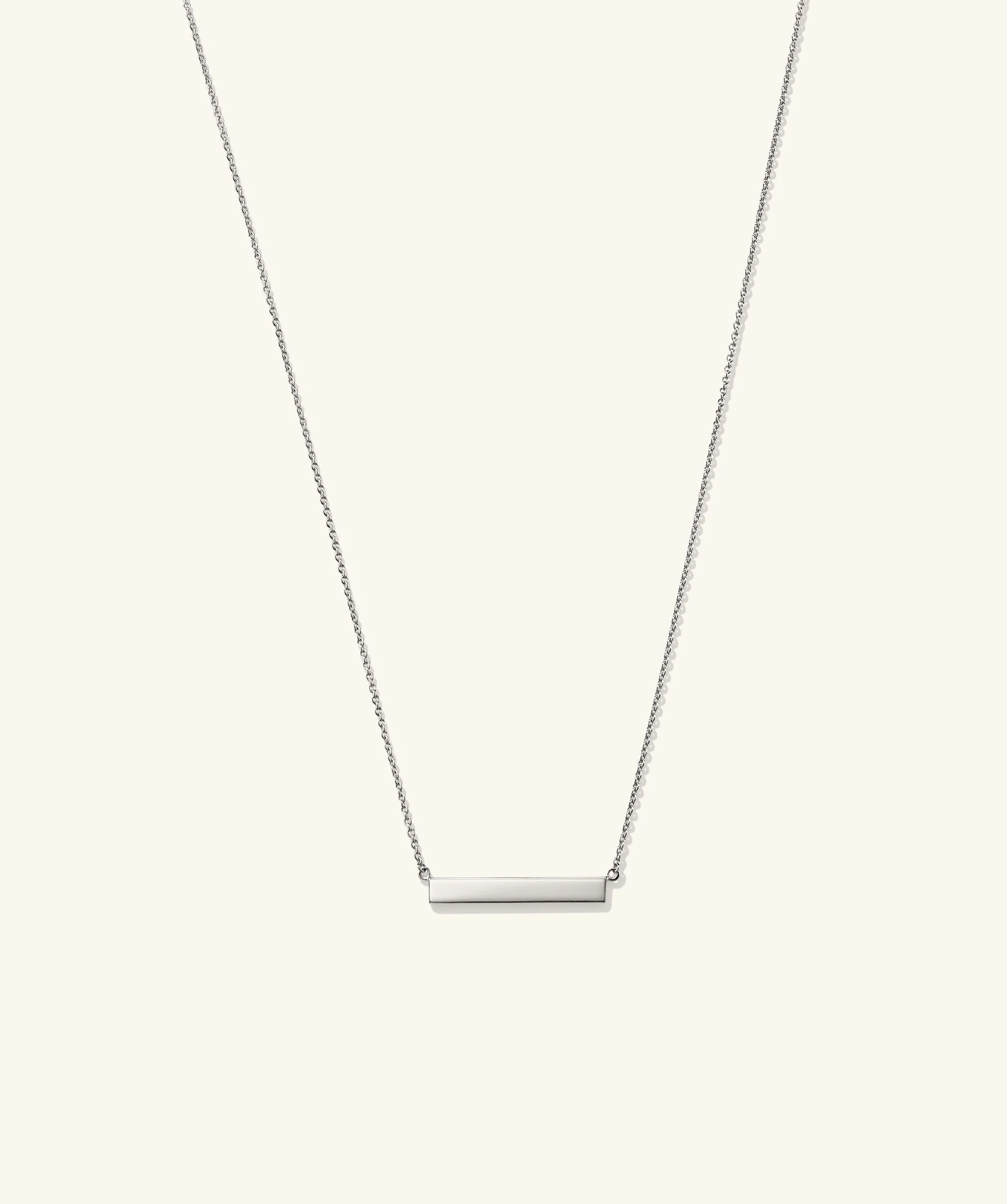 Engravable Bar Necklace - Image 12