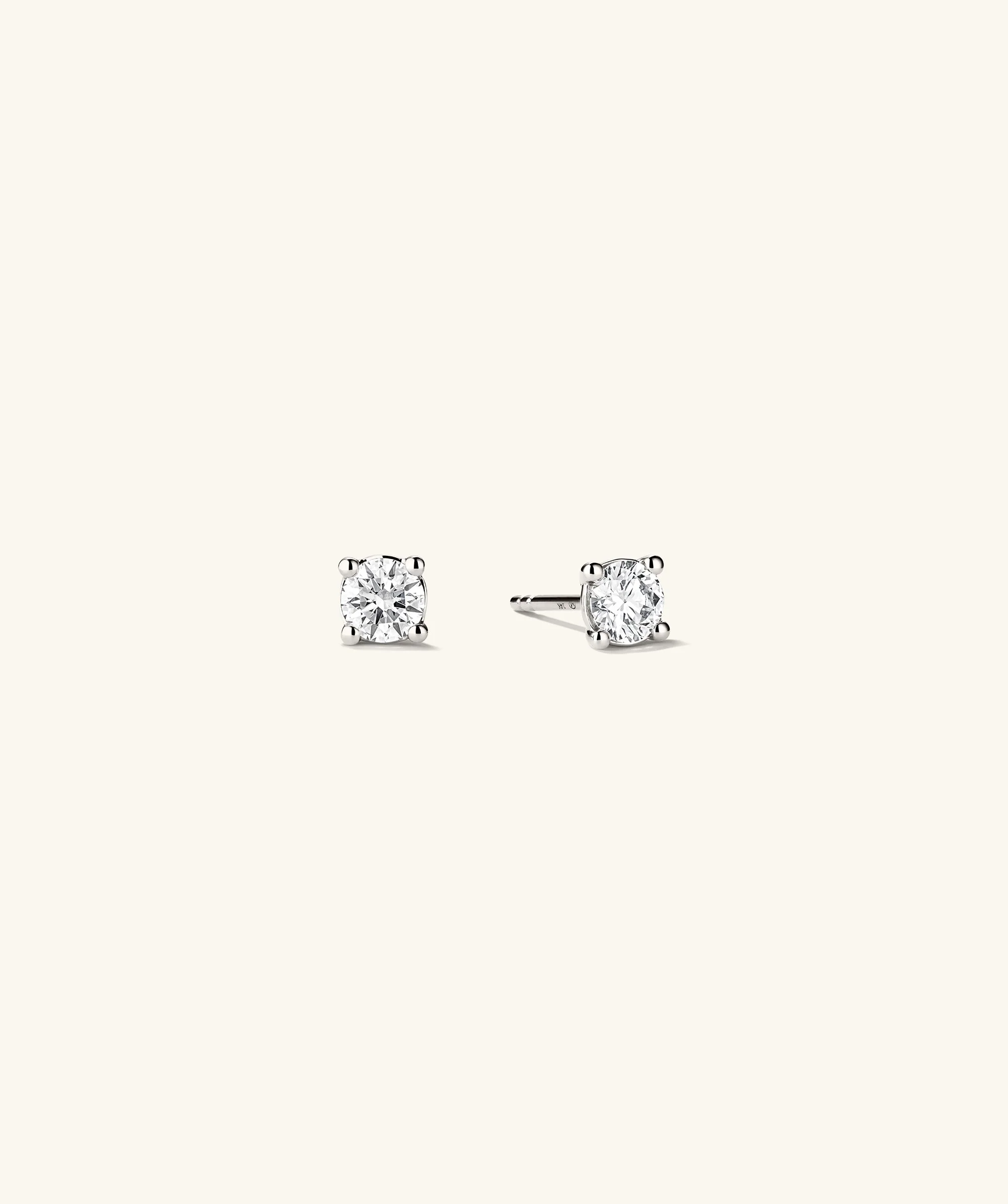 Lab Grown Diamond Round Studs 0.5 TCW - Image 5