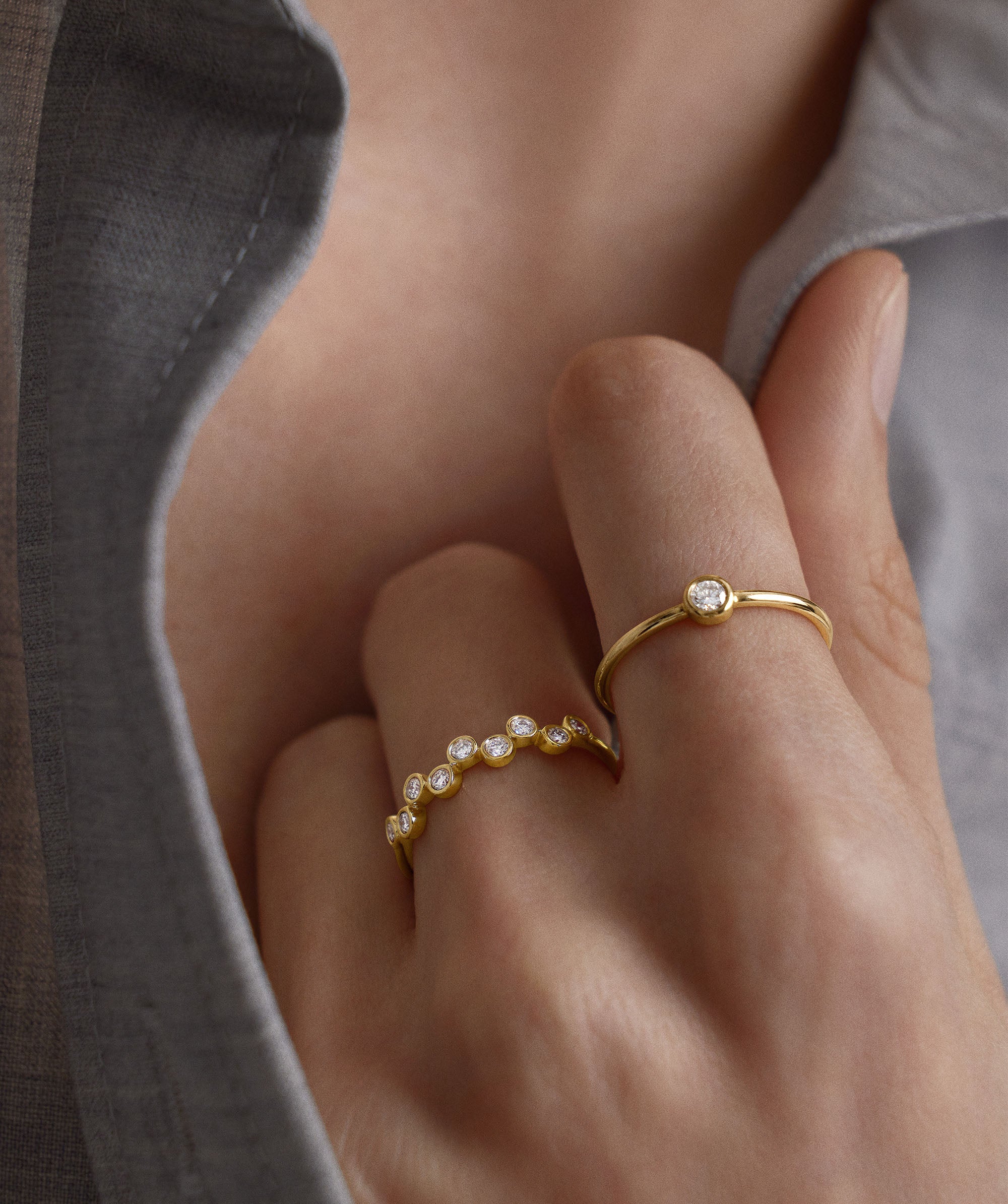 Lab Grown Diamond Solo Ring - Image 4