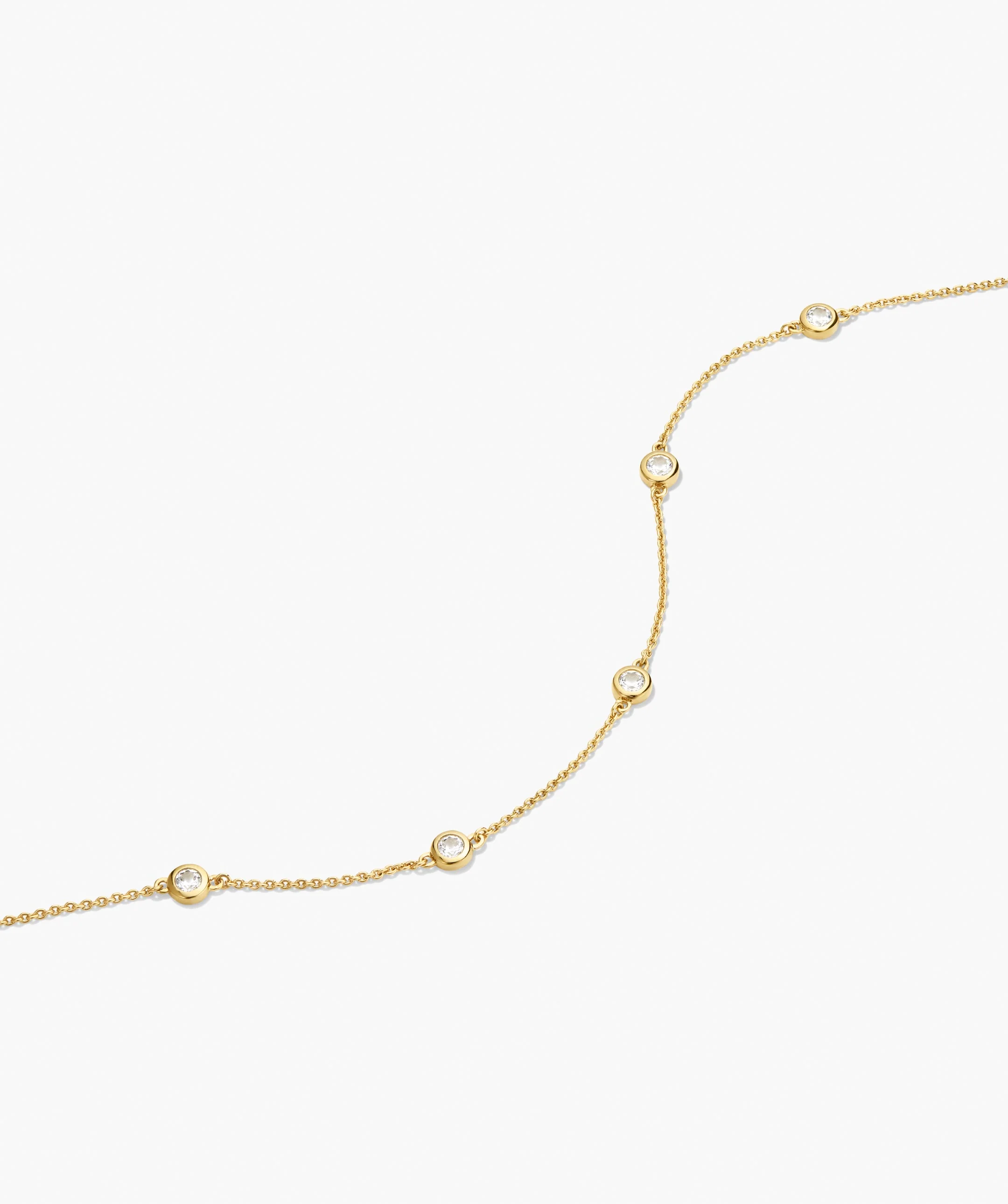 Lab Grown Sapphire Orbit Bracelet - Image 3
