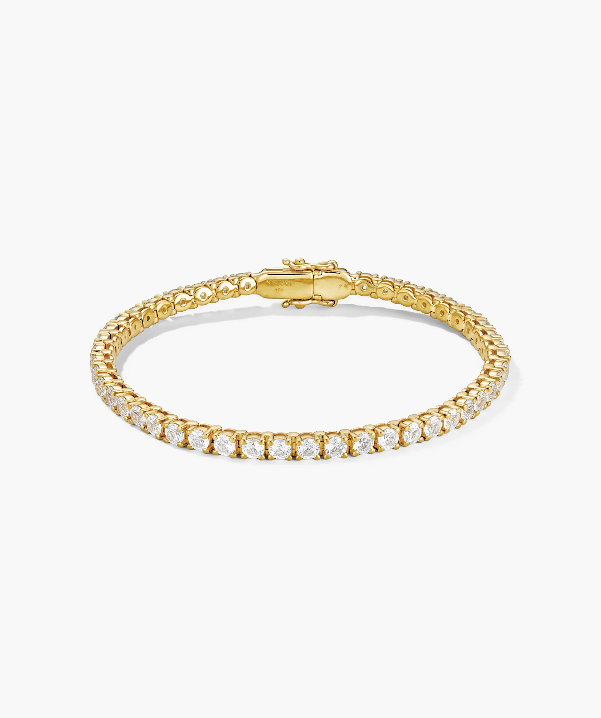 Lab Grown Sapphire Tennis Bracelet - Image 10
