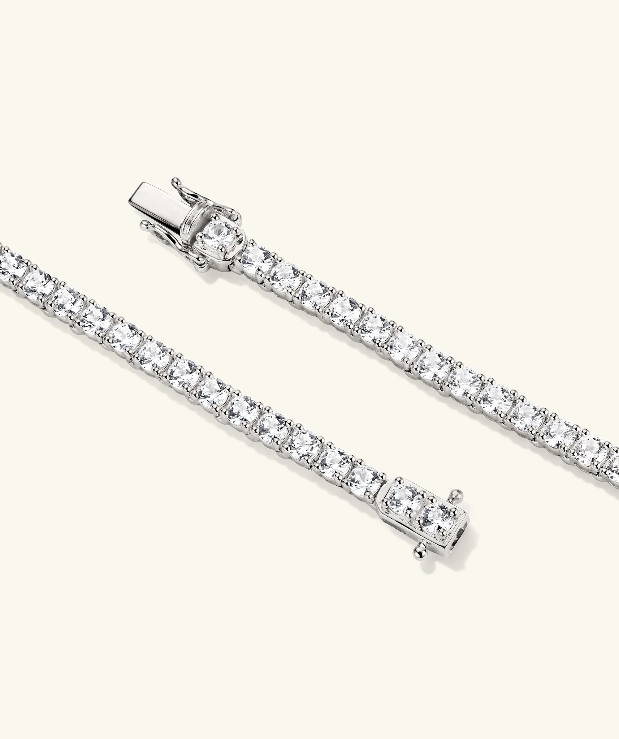Lab Grown Sapphire Tennis Bracelet - Image 11