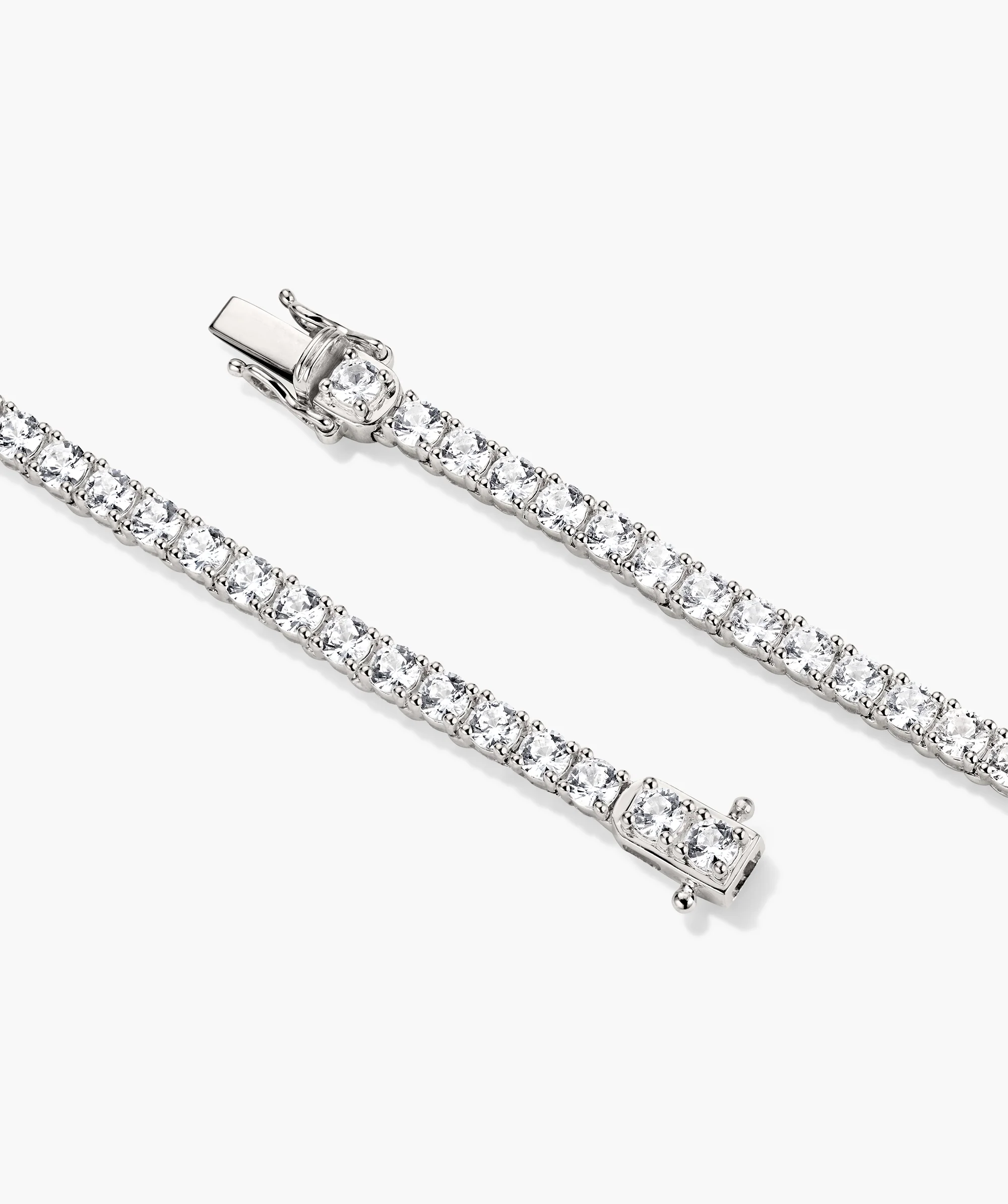 Lab Grown Sapphire Tennis Bracelet - Image 8